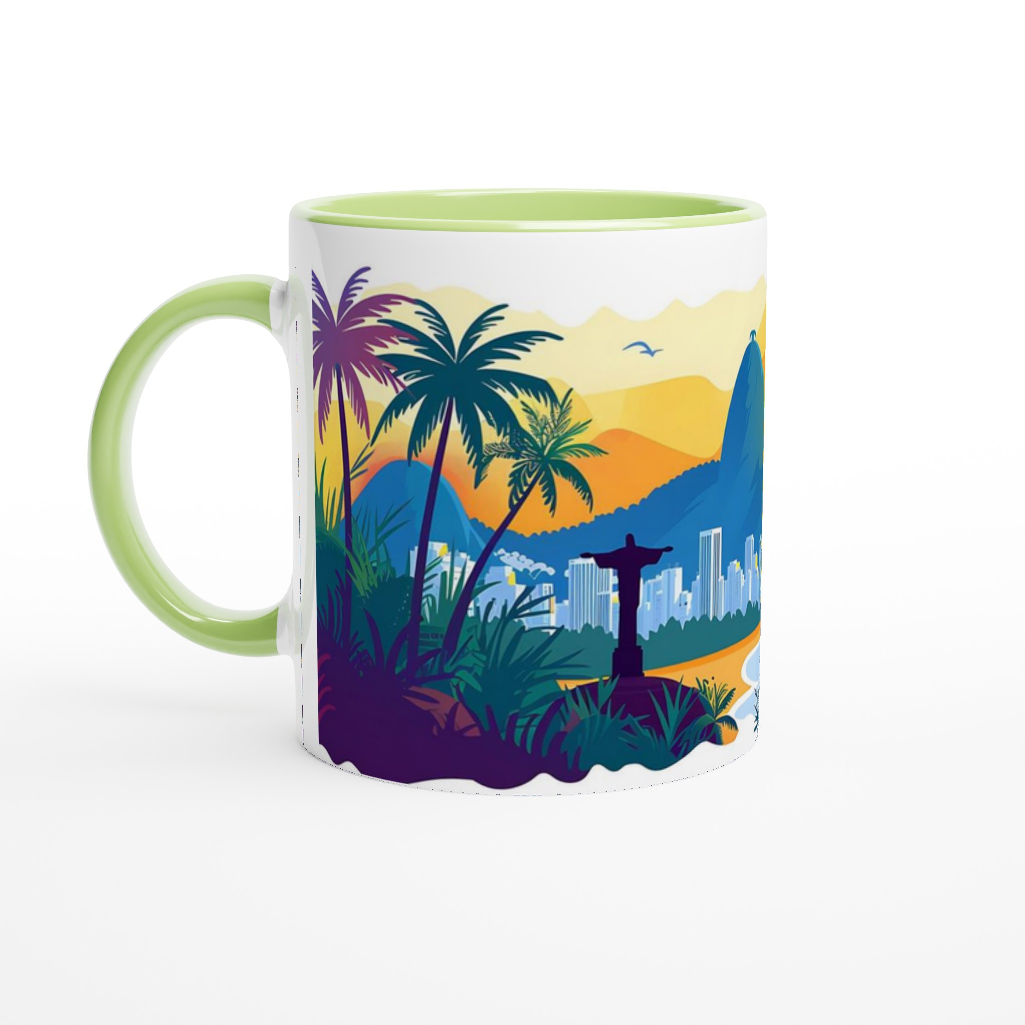 Rio Sunset Vibes Keramikmugg – Färgglad Strandstad i Flera Nyanser 3 6d6e1e16-65ad-4913-a8a0-32818b39841e