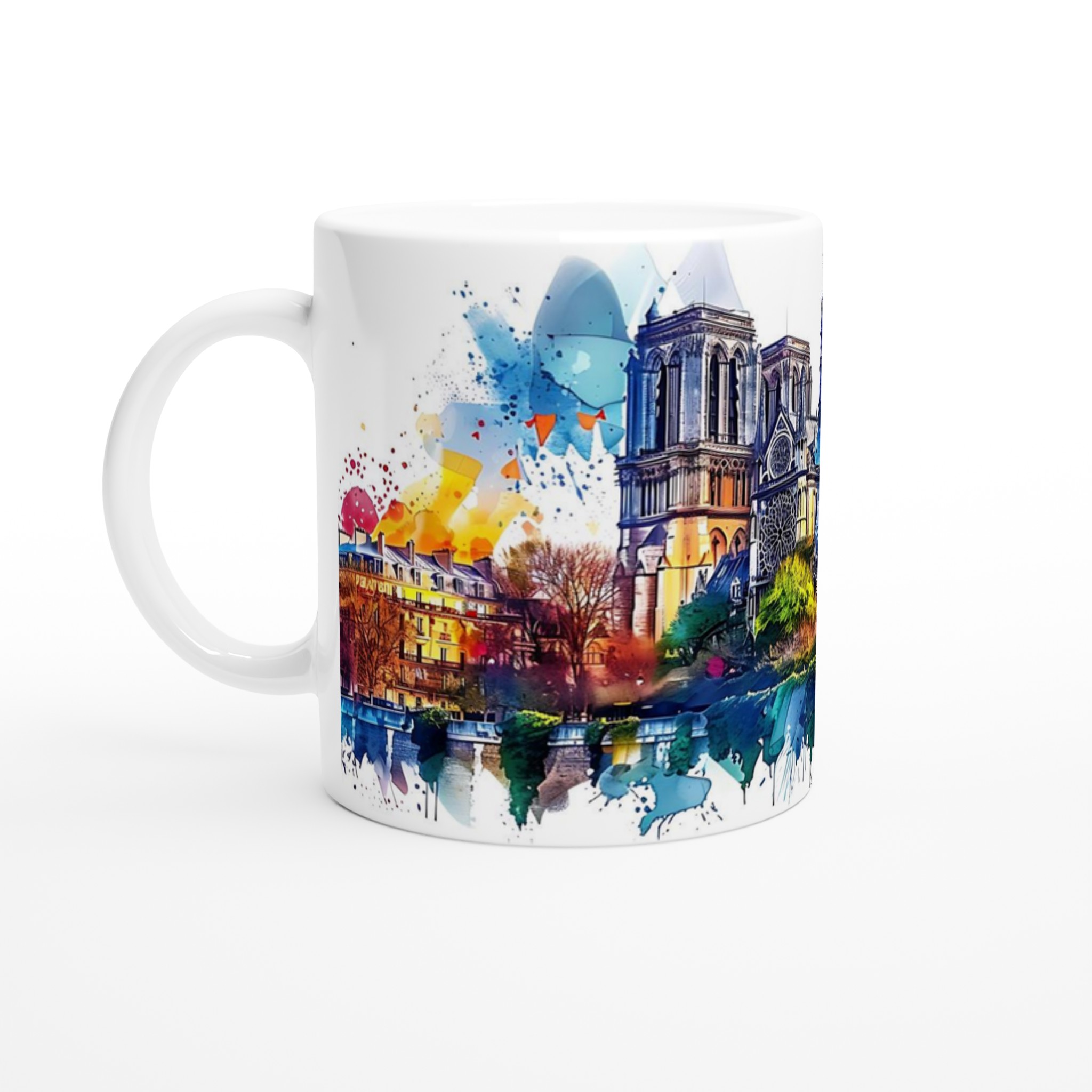 Färgsprakande Notre Dame Mugg – Akvarell Konstverk för Kaffeälskaren i 7 Nyanser 1 6d7ef0f9-8f4a-47e4-b505-2da2849f32ba