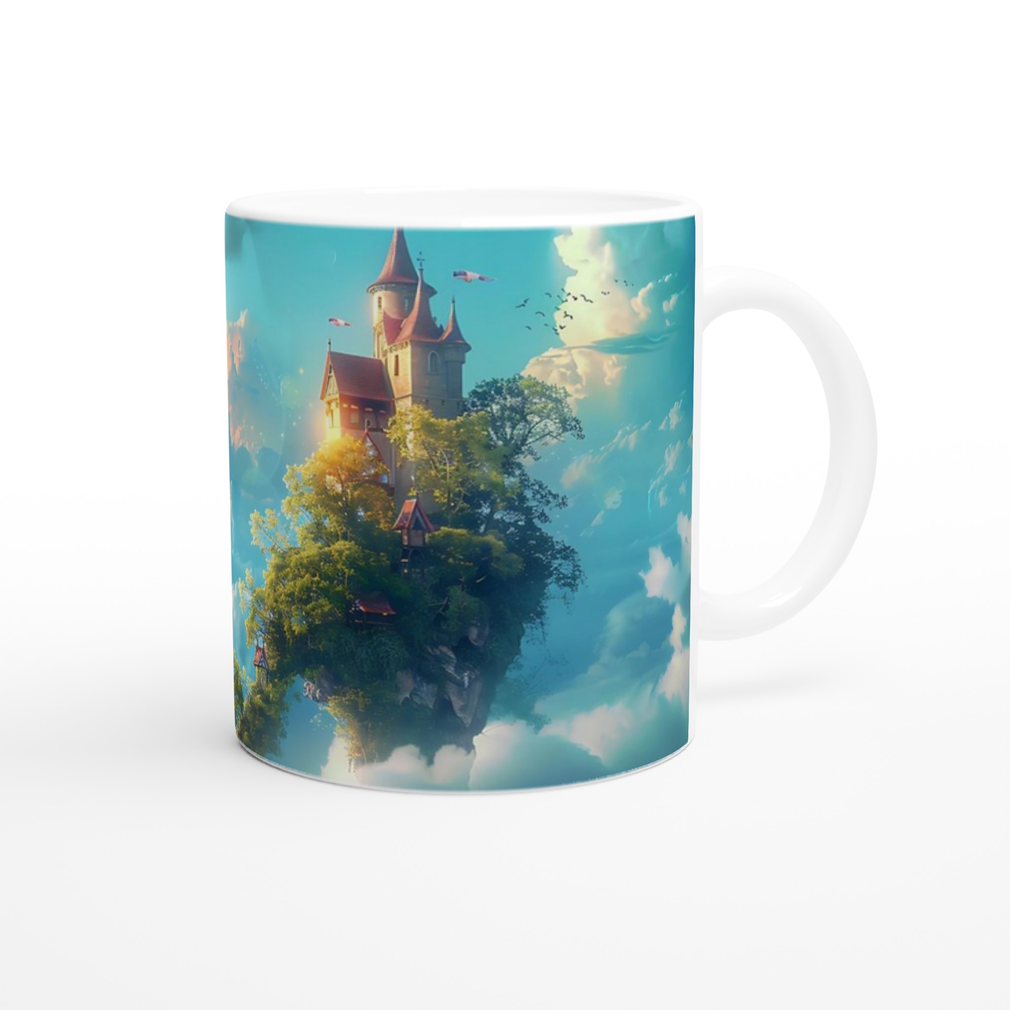 Drömlik Flytande Slott Keramisk Mugg – 11 oz Kaffemugg i Ditt Val av Färg för Fantasifulla Ögonblick 9 6dac265c-dc16-4375-b982-e2445ee14d9e
