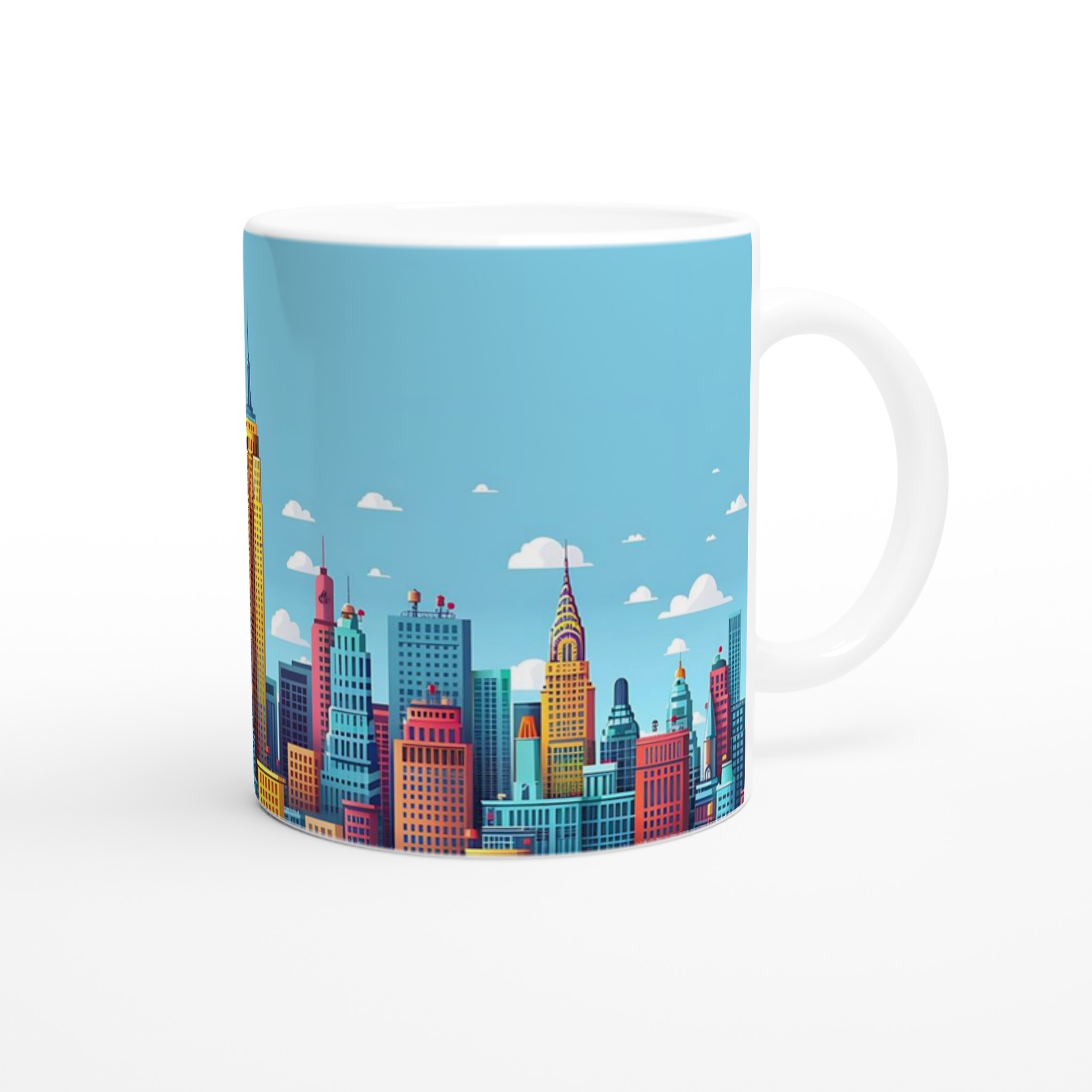 New York City Skyline Kaffemugg – Färgstark Keramikmugg i 7 Nyanser 9 6dc2dcaa-2729-4cd8-85e6-87d87bc809c6