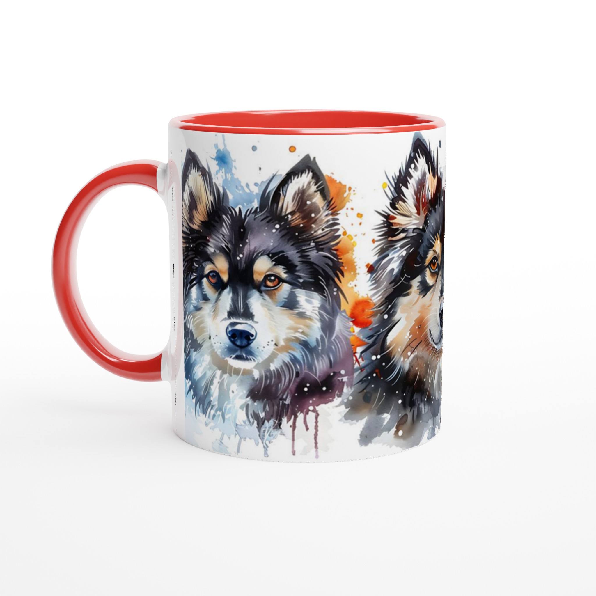 Akvarellhund Mugg – Livfull Konst för Kaffeälskare i Ditt Val av 7 Keramiska Färger 5 6dd432d1-4a19-4cfe-aca5-05bd748d0130