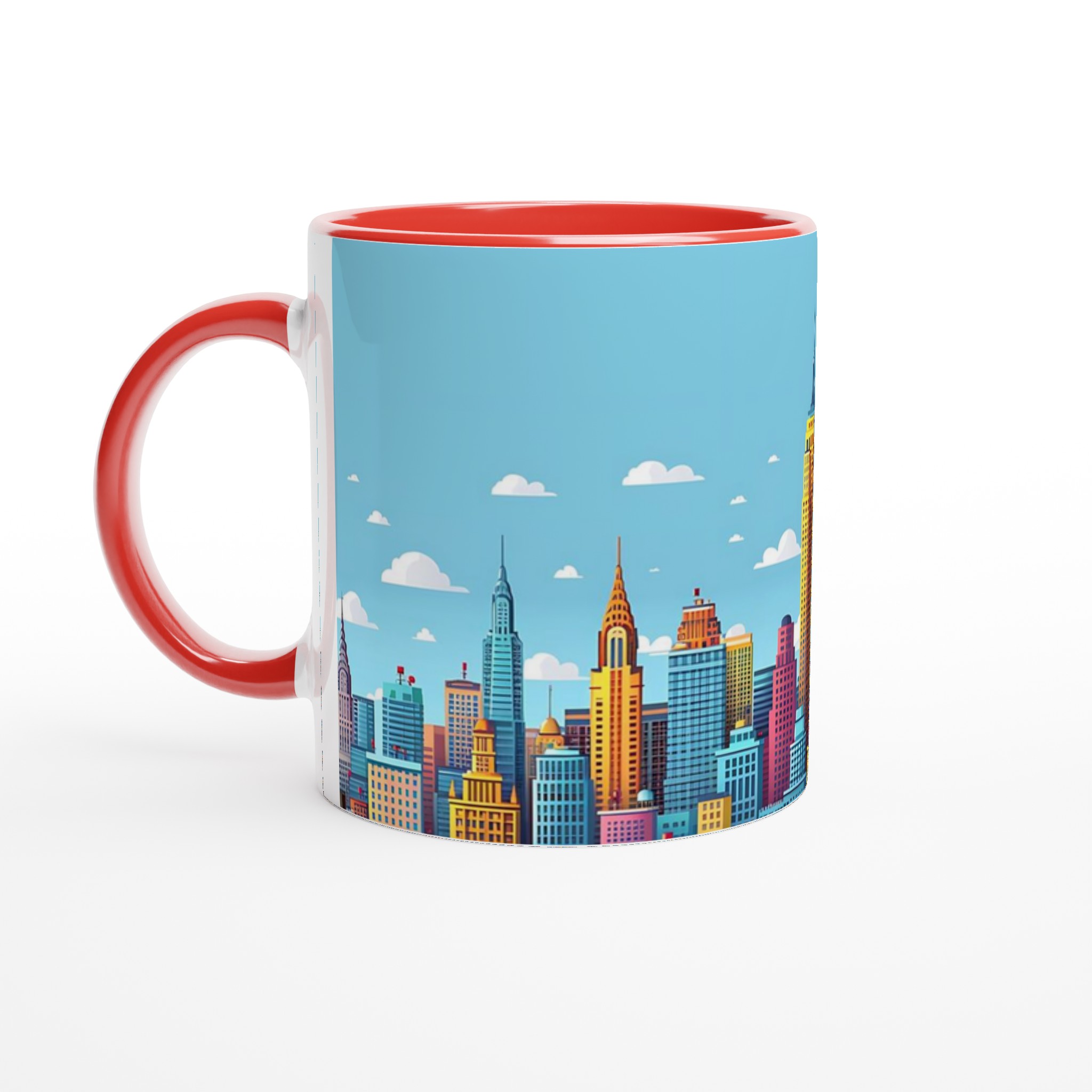 New York City Skyline Kaffemugg – Färgstark Keramikmugg i 7 Nyanser 2 6e2f9a7f-69cd-4a74-ab38-5721f9c3fc84