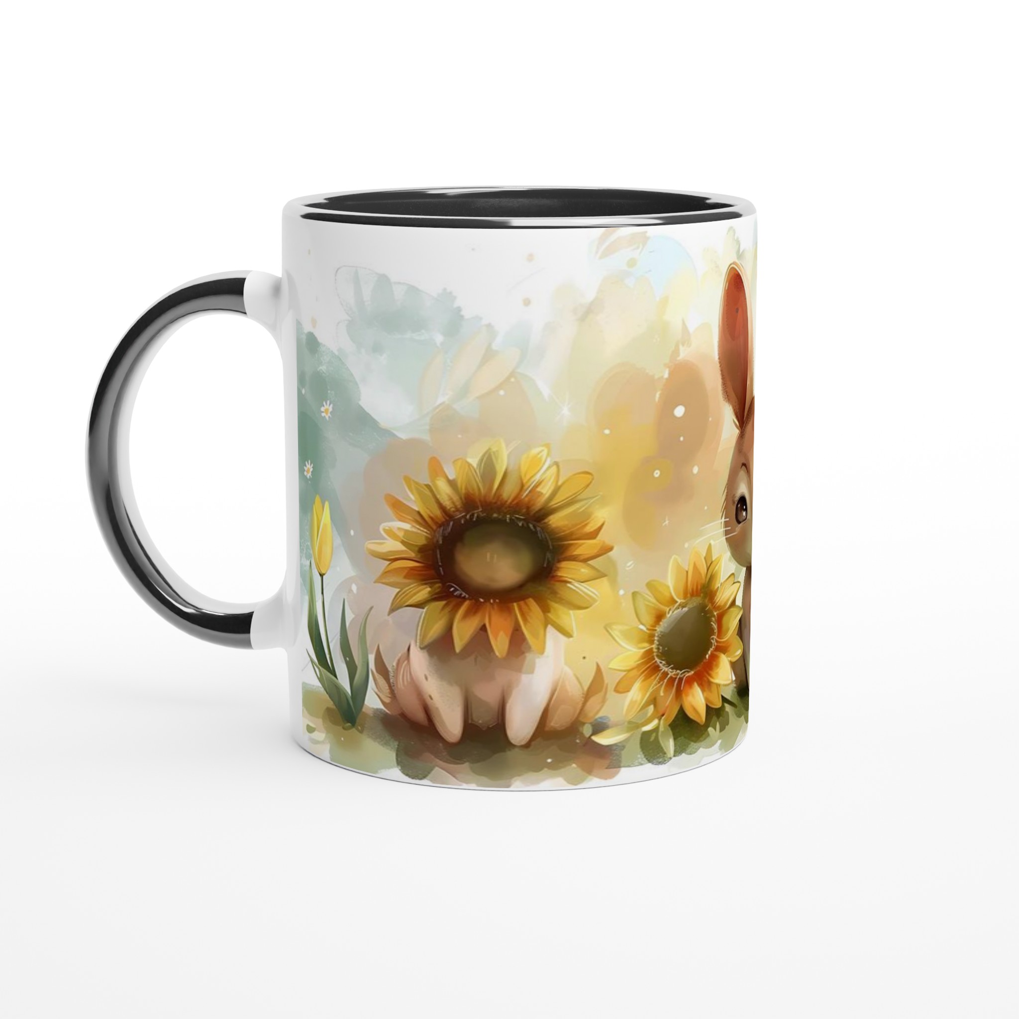 Påskharar & Vårblommor Keramisk Mugg – Charmig 11oz Present i Åtta Färger 7 6e75f4b6-1d8b-4d91-9af1-3115314826a0