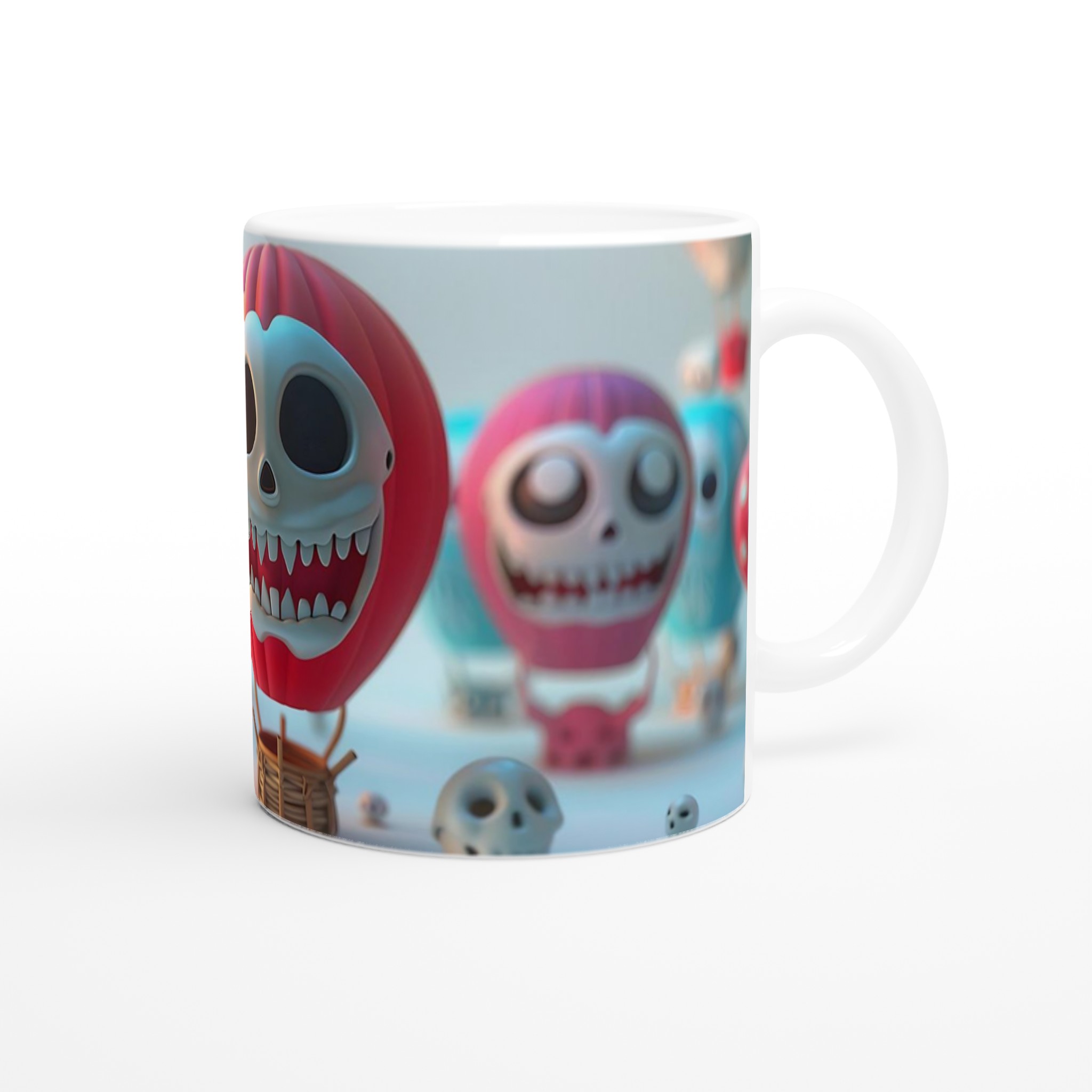 Skellettballong 11oz Keramisk Mugg – Färgglad Halloween eller Fest Favorit 9 6e7c4866-2eca-4b9f-bdc3-ba01cea8c256