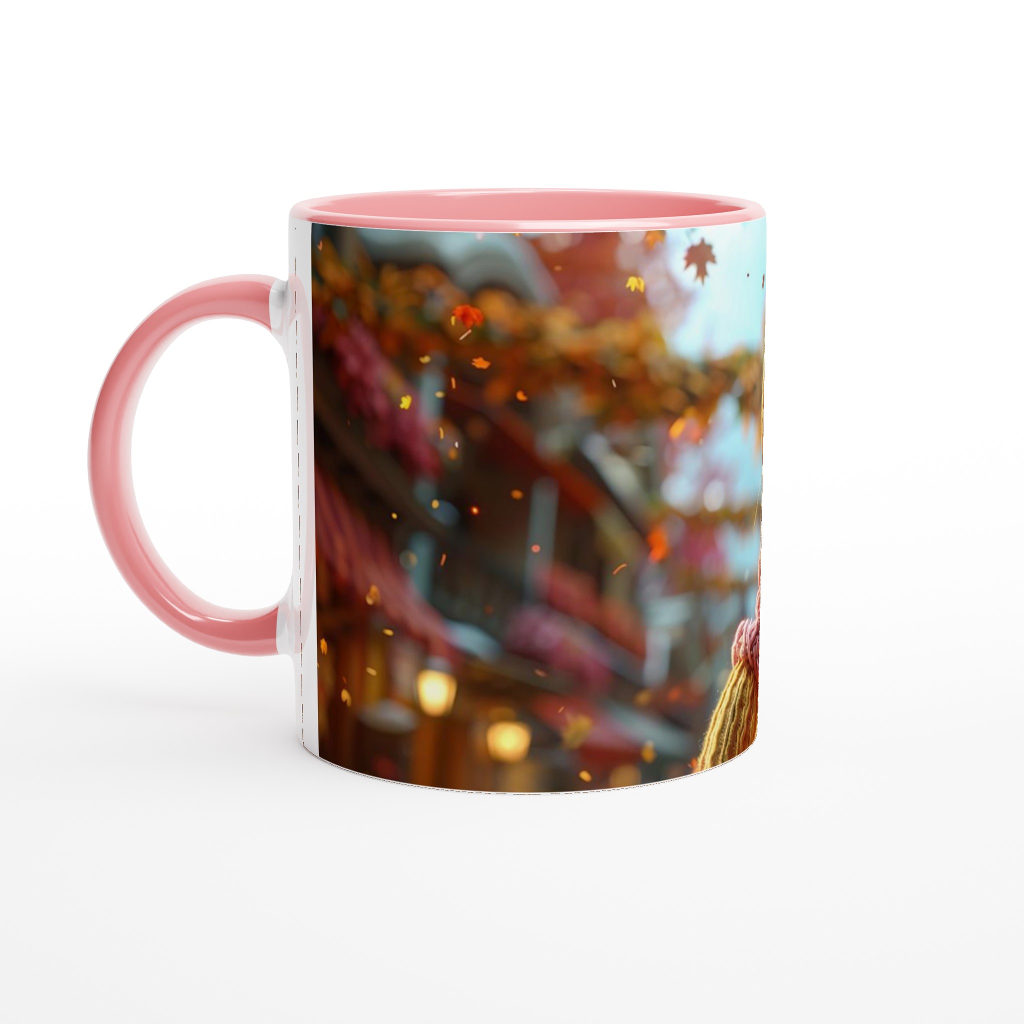 Höstmys Mugg - Charmig Höstflicka & Fallande Löv - 11oz Keramikmugg i Valfri Färg 6 6f25c247-03e8-44eb-95d0-a98aeb895df3