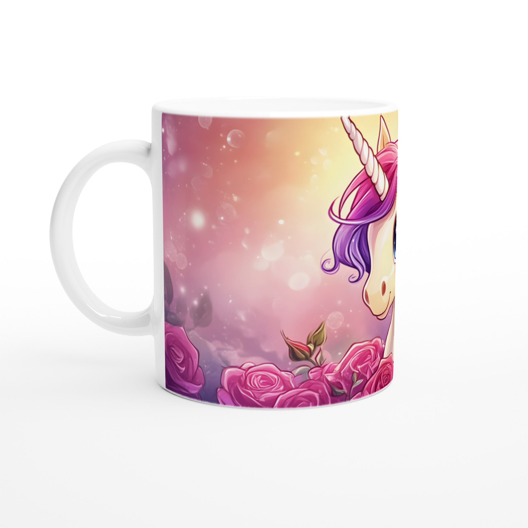 Magical Enhörningsmugg – Förtrollande Kawaii Design, 11oz Keramik, Välj Din Färg! 1 6f48fa6e-3e3c-4469-835d-738643eda284