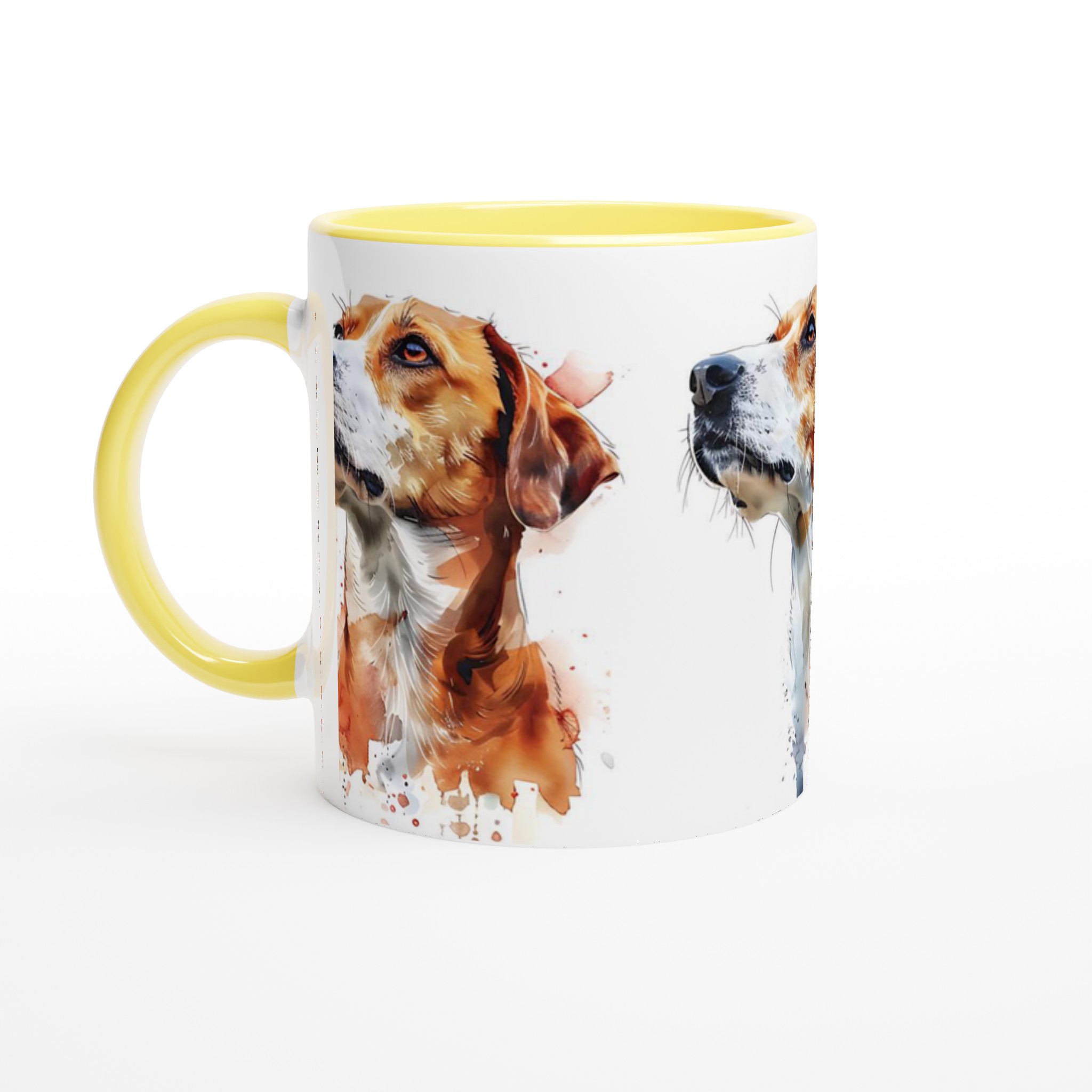 Akvarell Beagle Keramikmugg - Charmig Hundkonst i Klara Färger, Välj Din Favoritmugg 3 6f74c7d0-be77-467d-b732-c1ecebd05e63