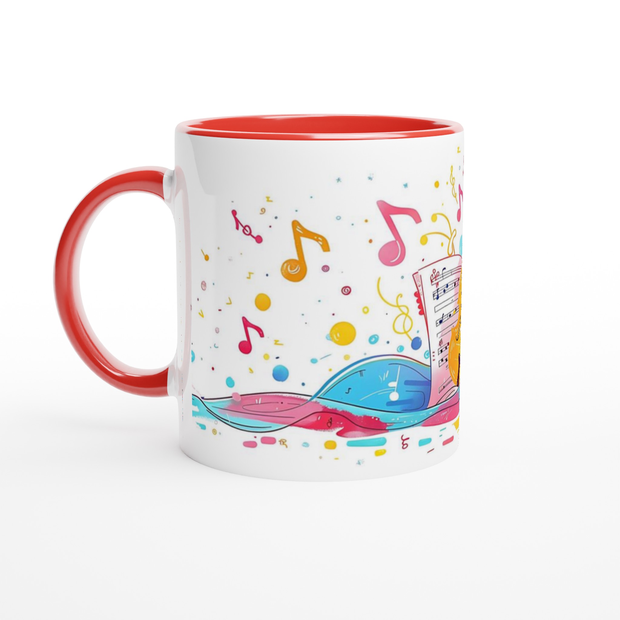 Melodisk Keramikmugg - Livfull Musikdesign & Violin, 11oz – Välj bland 7 Färgstarka Nyanser 2 6fe324de-c199-41a2-85df-a74053b4ad91