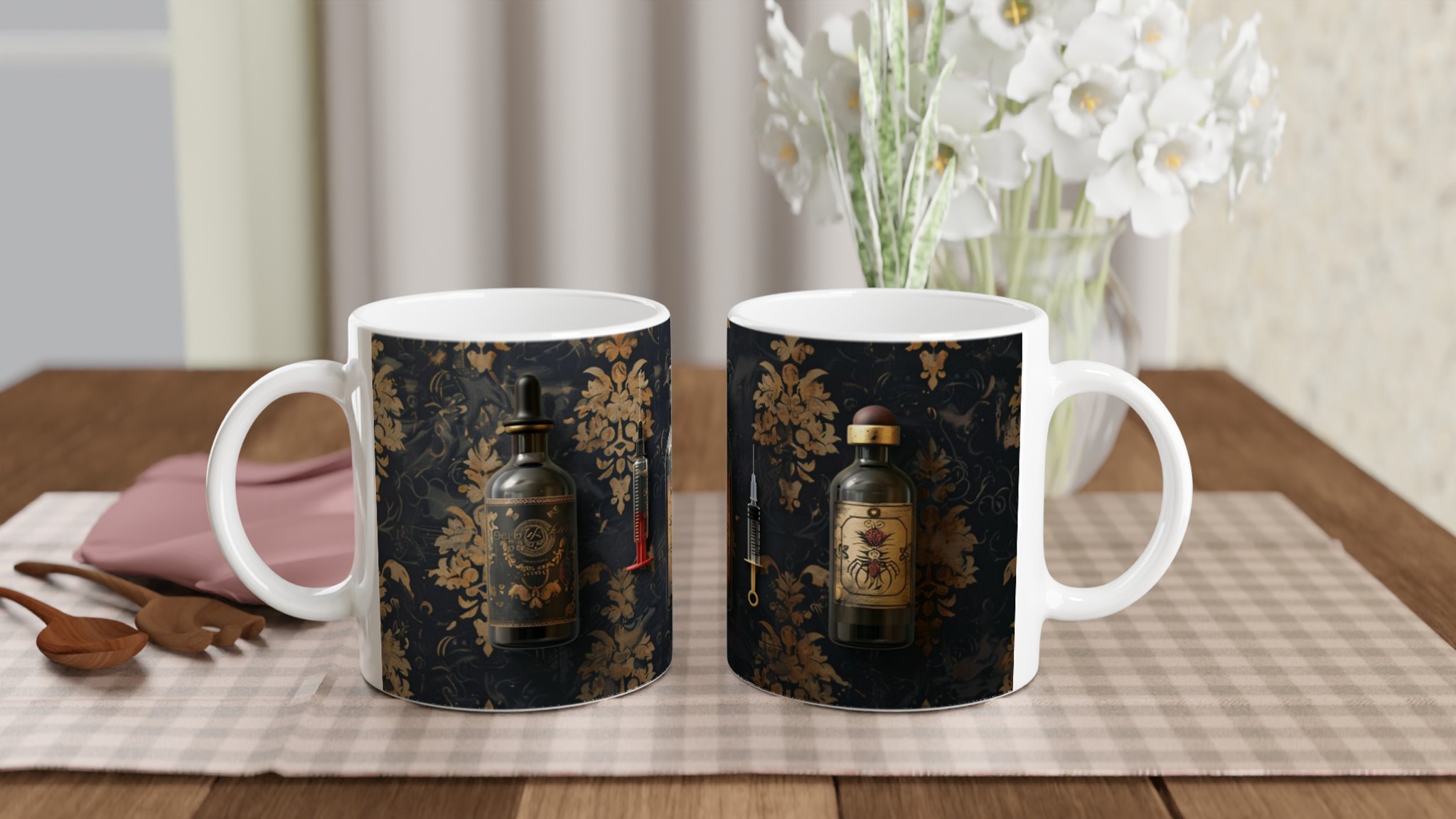 Mörk & Mystisk Elegans: Gyllene Gotisk Mugg – 11oz Keramisk Kaffekopp i Valfri Färg 10 6ff11186-07b8-4519-ad37-9632a3b21060