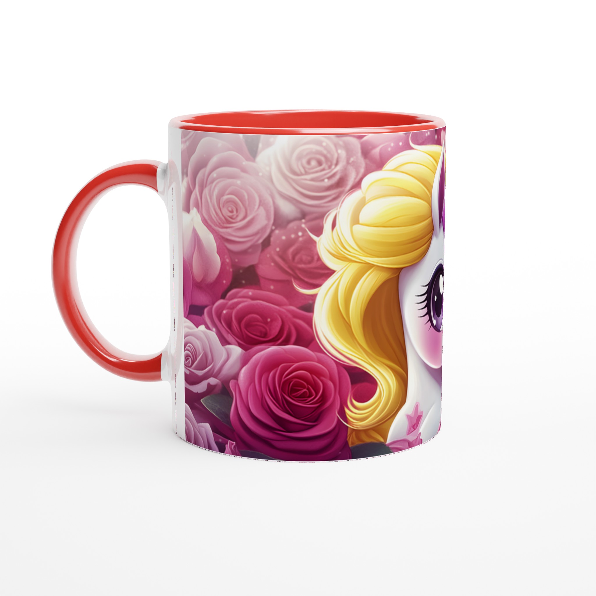 Magisk Enhörningsmugg med Rosor – 11oz Keramikmugg i din Favoritfärg 2 700a146e-9a05-4343-b72f-7f107d006afd
