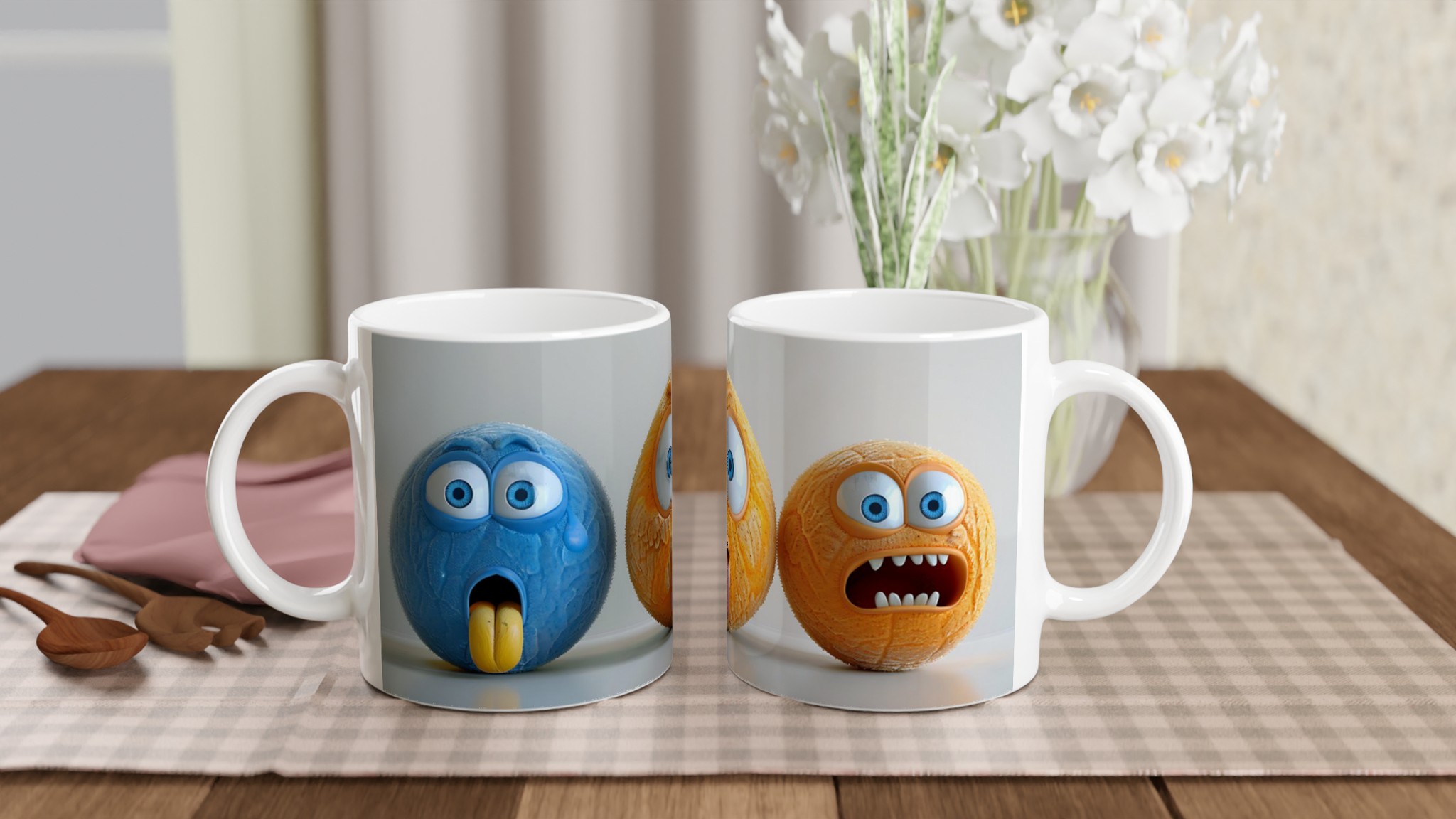Humoristiska Emoji-Muggar – Uttrycksfull 11oz Keramikmugg i Flera Färger 10 7050f659-ee18-43a4-bfc8-ab5a56730843