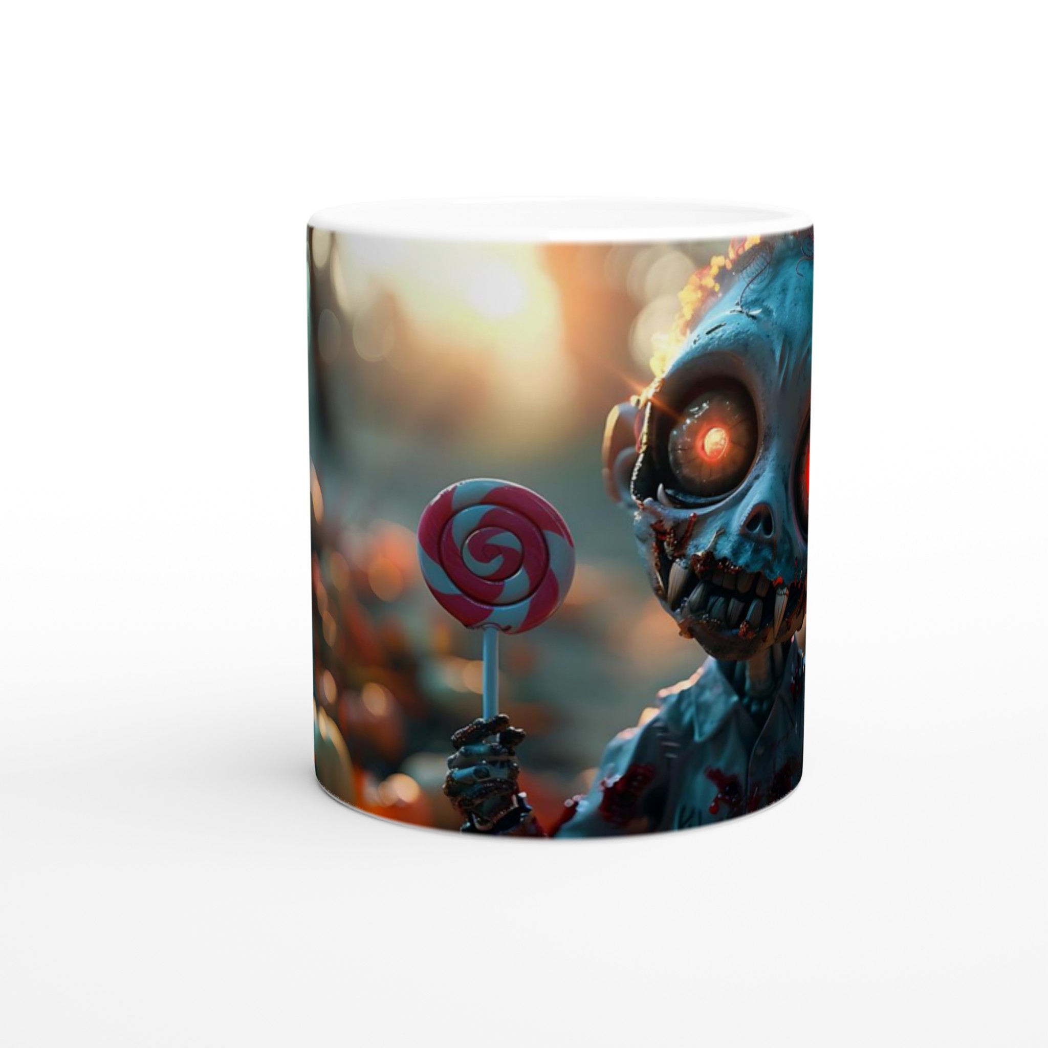 Zombie med Godisklubba – Läskigt Söt 11oz Keramikmugg för Halloween & Skräckfans 8 70982981-b506-432d-b74b-43d3fe232599