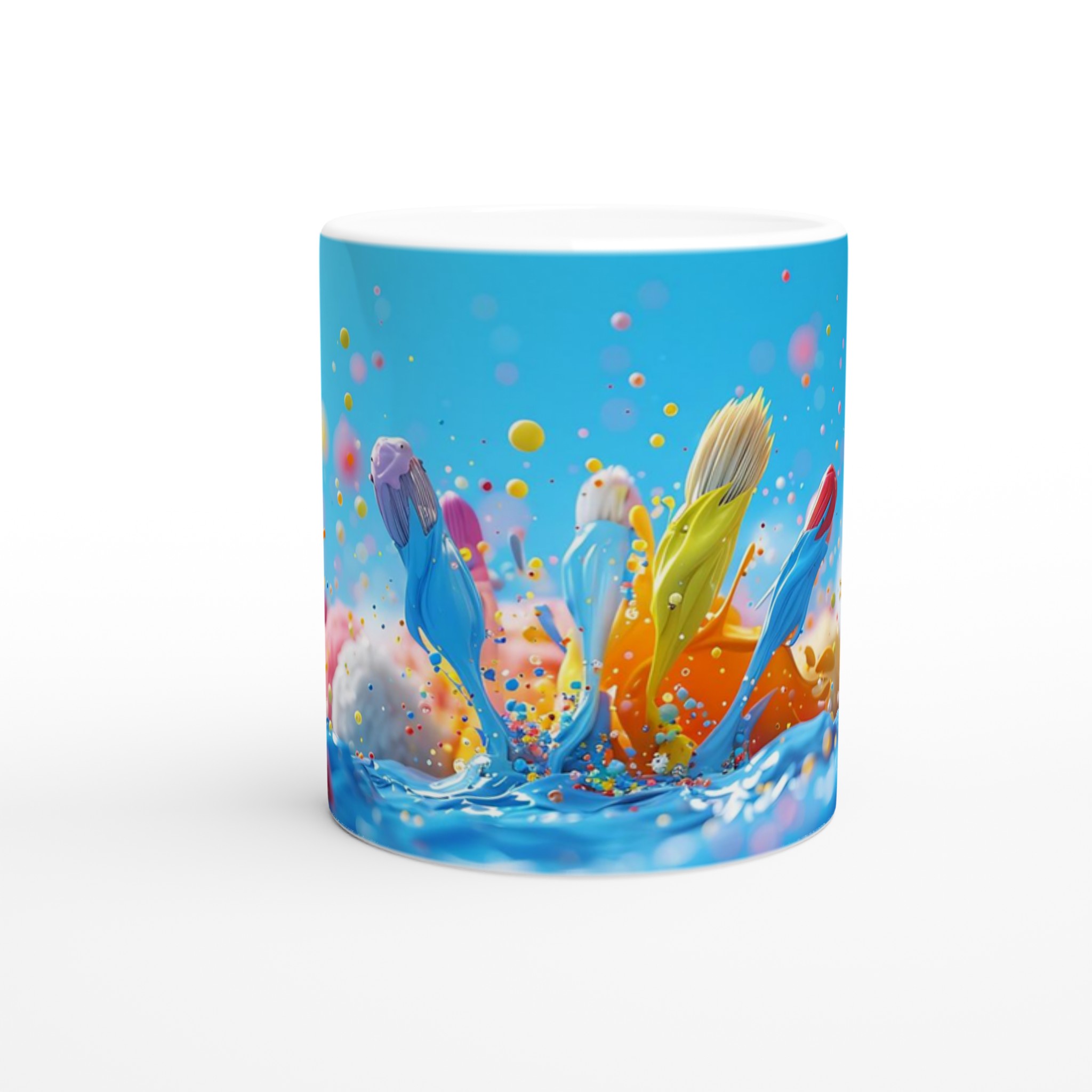 Färgsprakande 11oz Keramisk Mugg – Lekfull Design i Sju Glada Nyanser 8 70dbb352-2aff-4af3-894b-7f4acda9ebc5