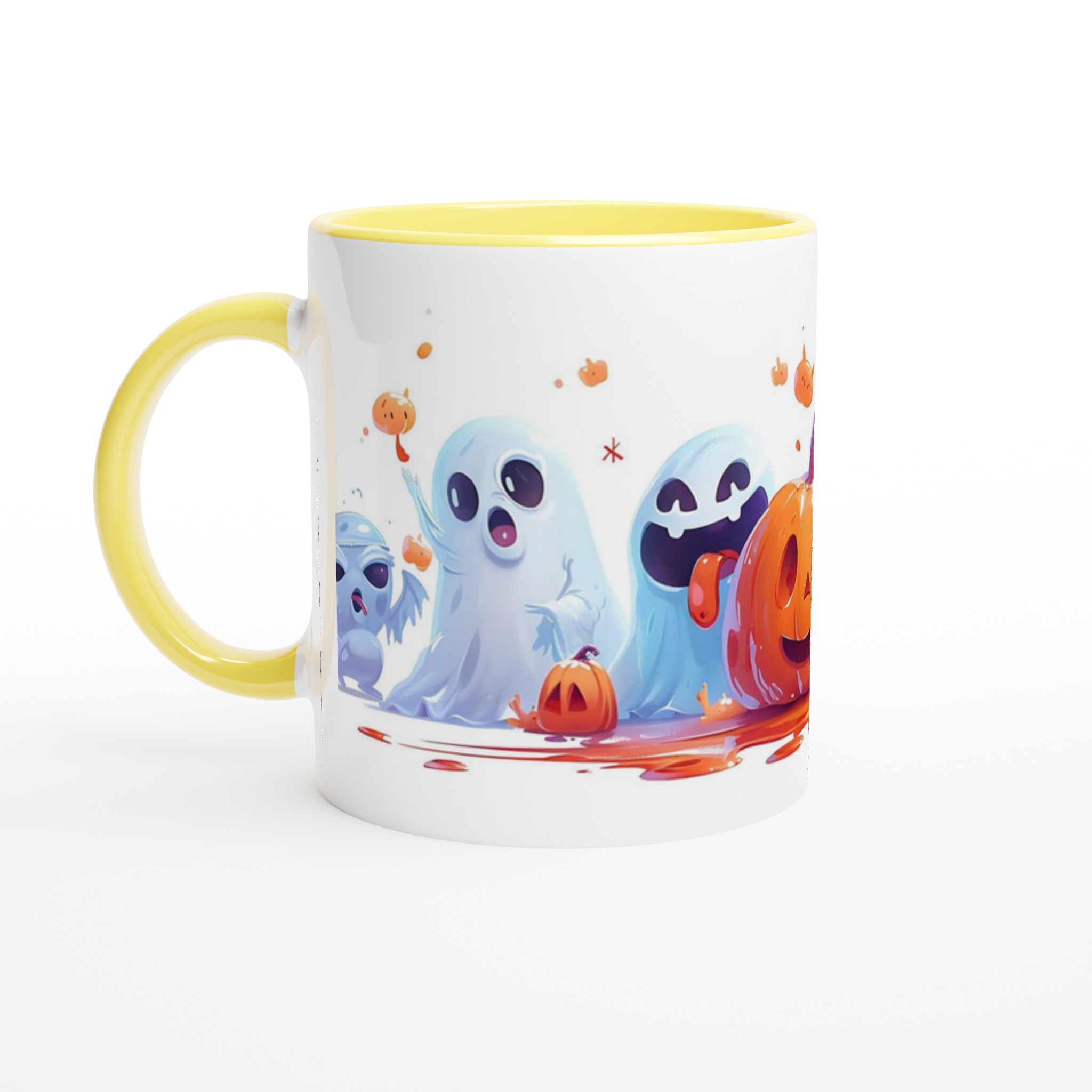 Spooky-Cute Halloween Mugg – Lekfulla Spöken & Pumpor i Din Favoritfärg – 11oz Keramisk Mugg 5 70f6d5cf-8734-4939-b881-6a7bdd694817