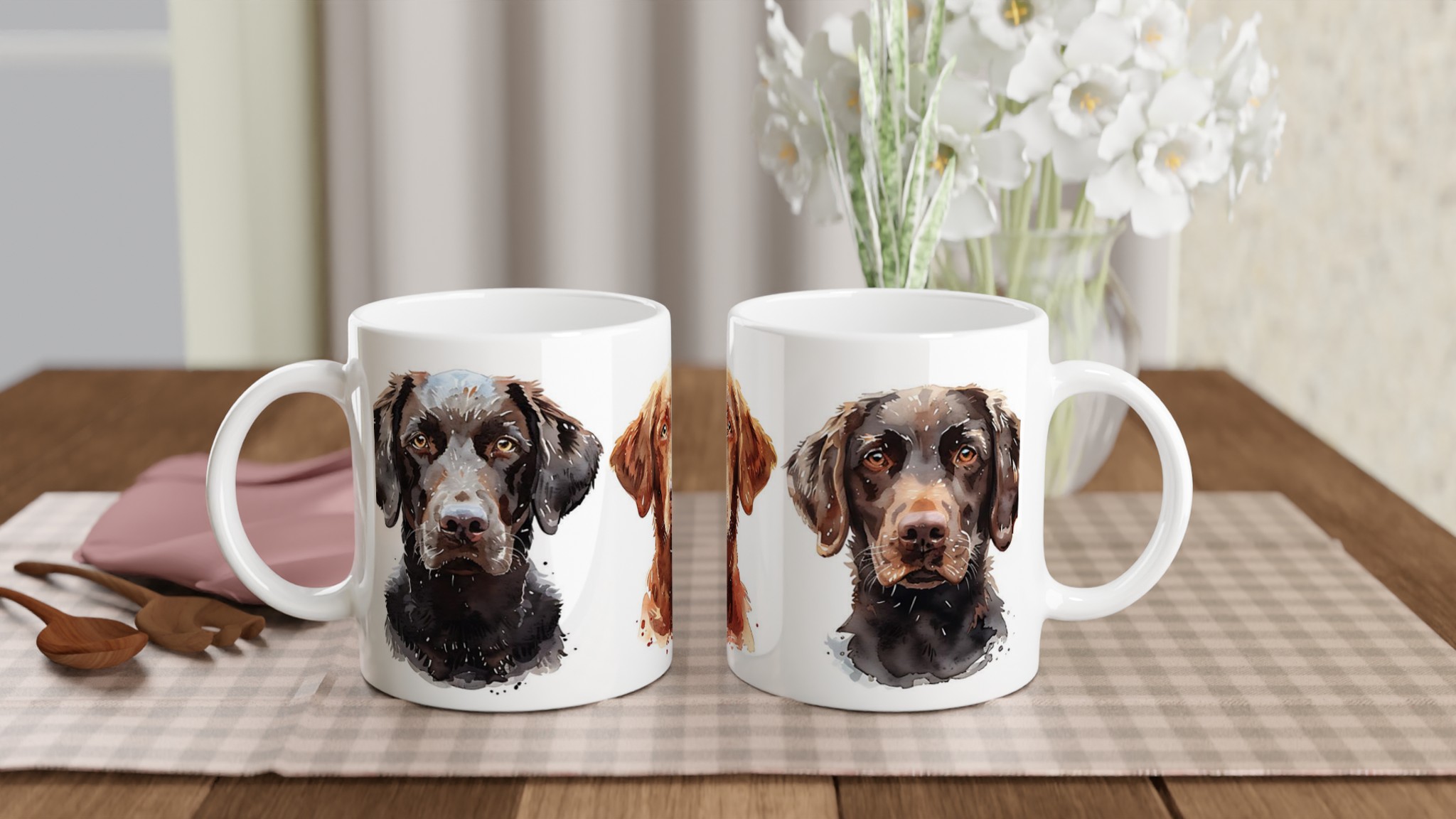 Labrador Vänner Keramisk Mugg – Välj din favoritfärg för kaffe, te eller varm choklad! 10 716af608-d02d-47ed-9a7e-3e26129b5d58