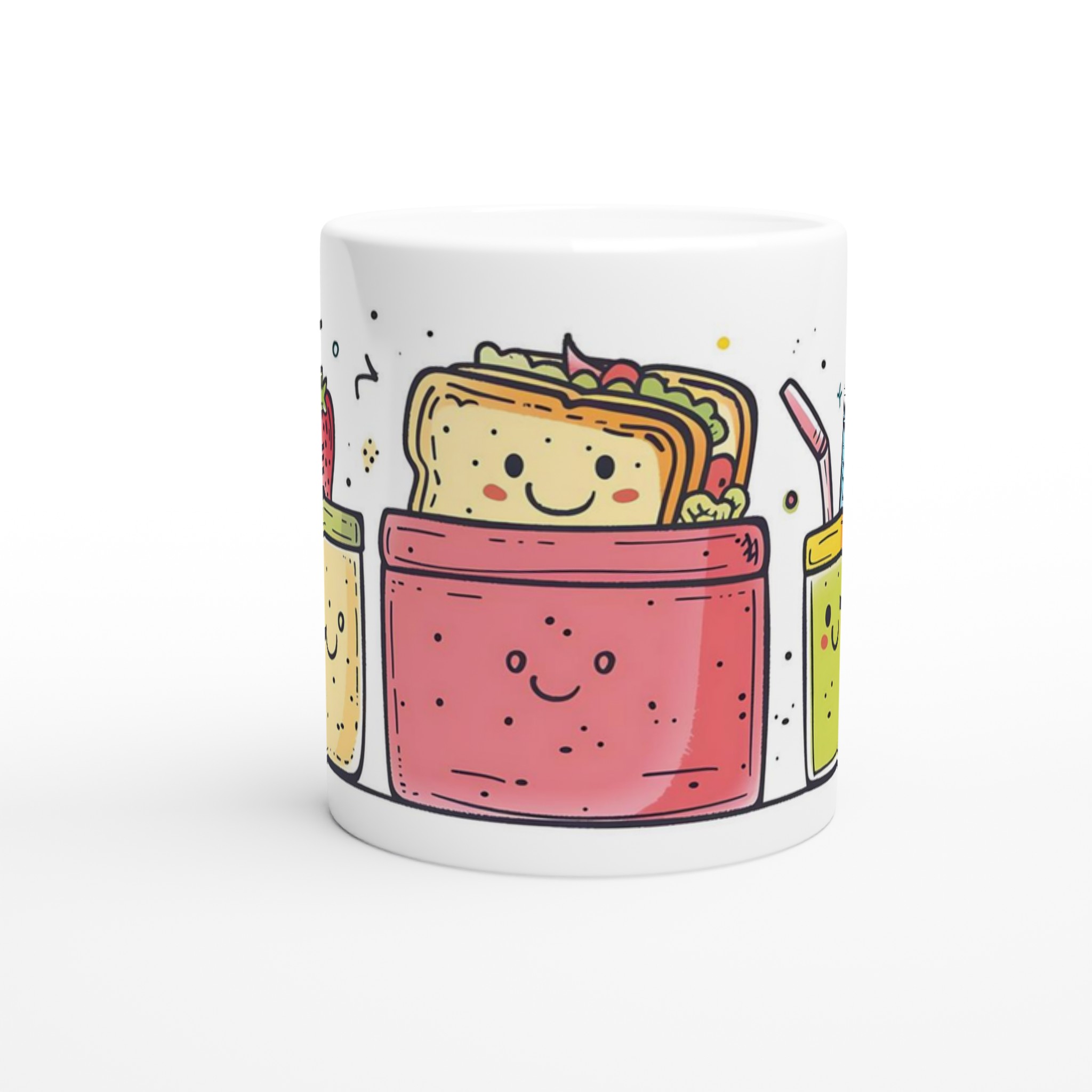 Glad Frukt & Lunchbox Keramisk Mugg – Färgglad och Charmig 11oz Kaffekopp för En Lekfull Vardag 8 718eda69-e229-4d61-8dc8-a206dcbc3893
