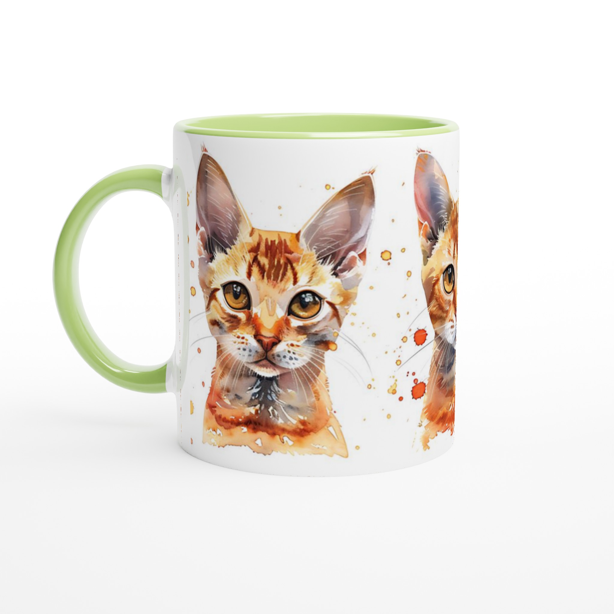Kattungens Charm – Akvarellmugg i 7 Färgstarka Nyanser – 11 oz 3 720efcec-9fc8-4632-9b30-1a3707e631b3