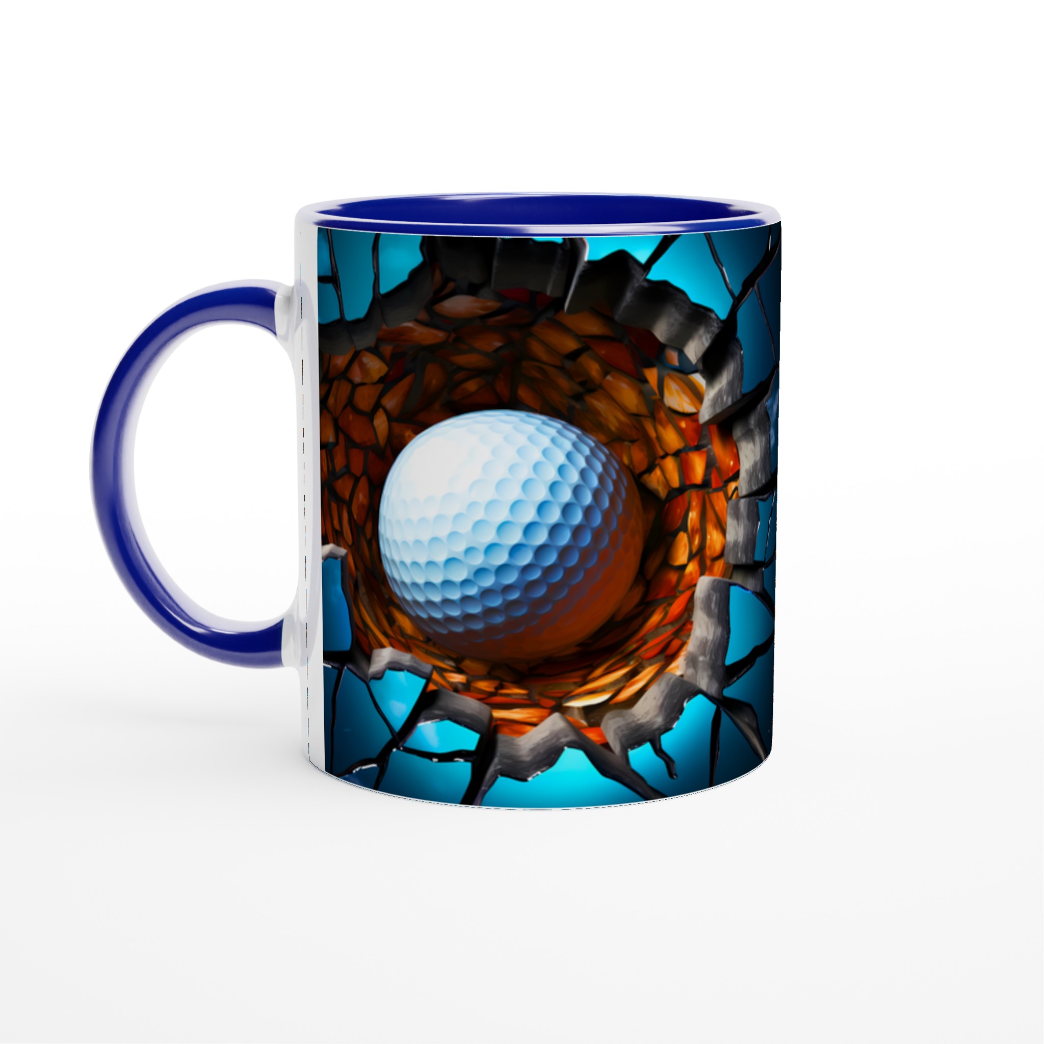 Abstrakt Golfboll Mugg – Perfekt för Golfälskaren, Välj din Färg! 4 721b8b5b-b186-41f4-8f5f-fca27999b4c3