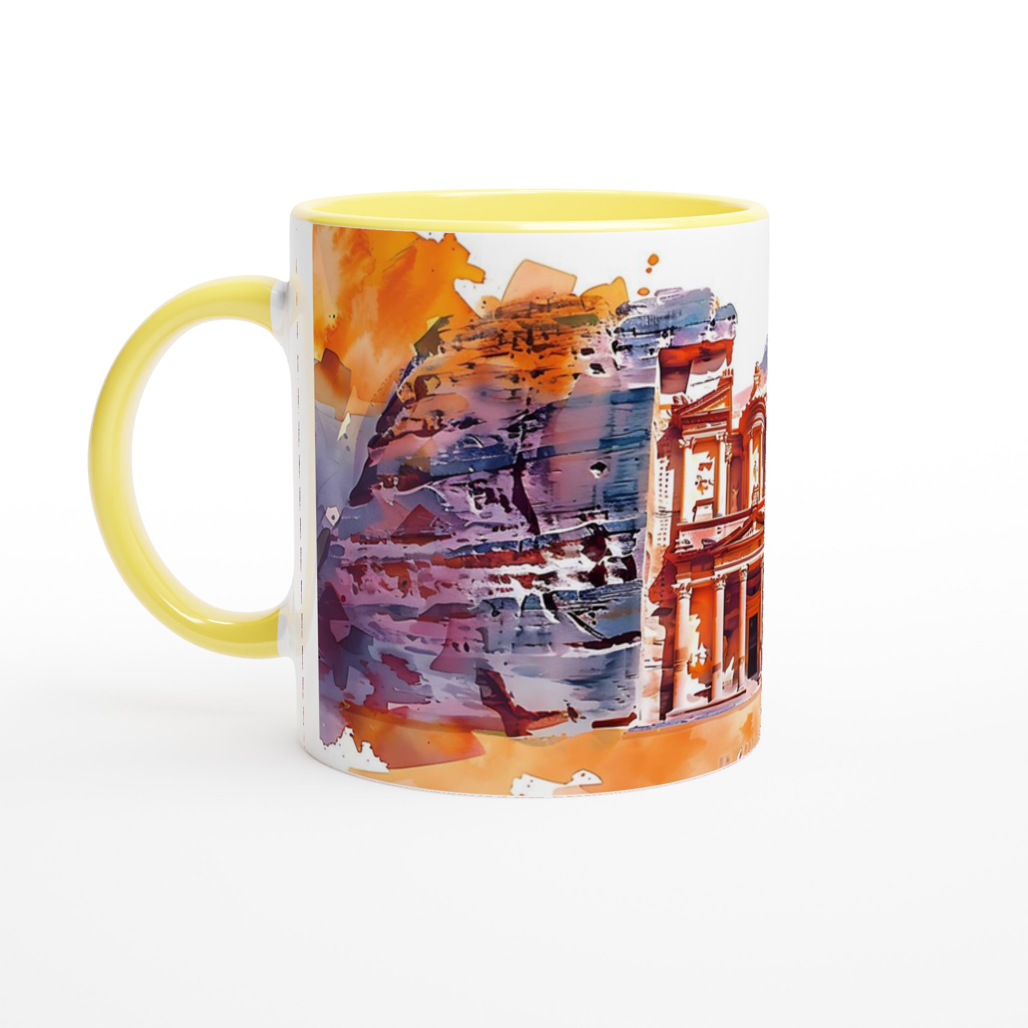 Petra Watercolor Inspiration – 11oz Keramisk Mugg i ditt val av 7 färger 5 7274b2f2-f9f2-4171-9344-132c12a8ebf3