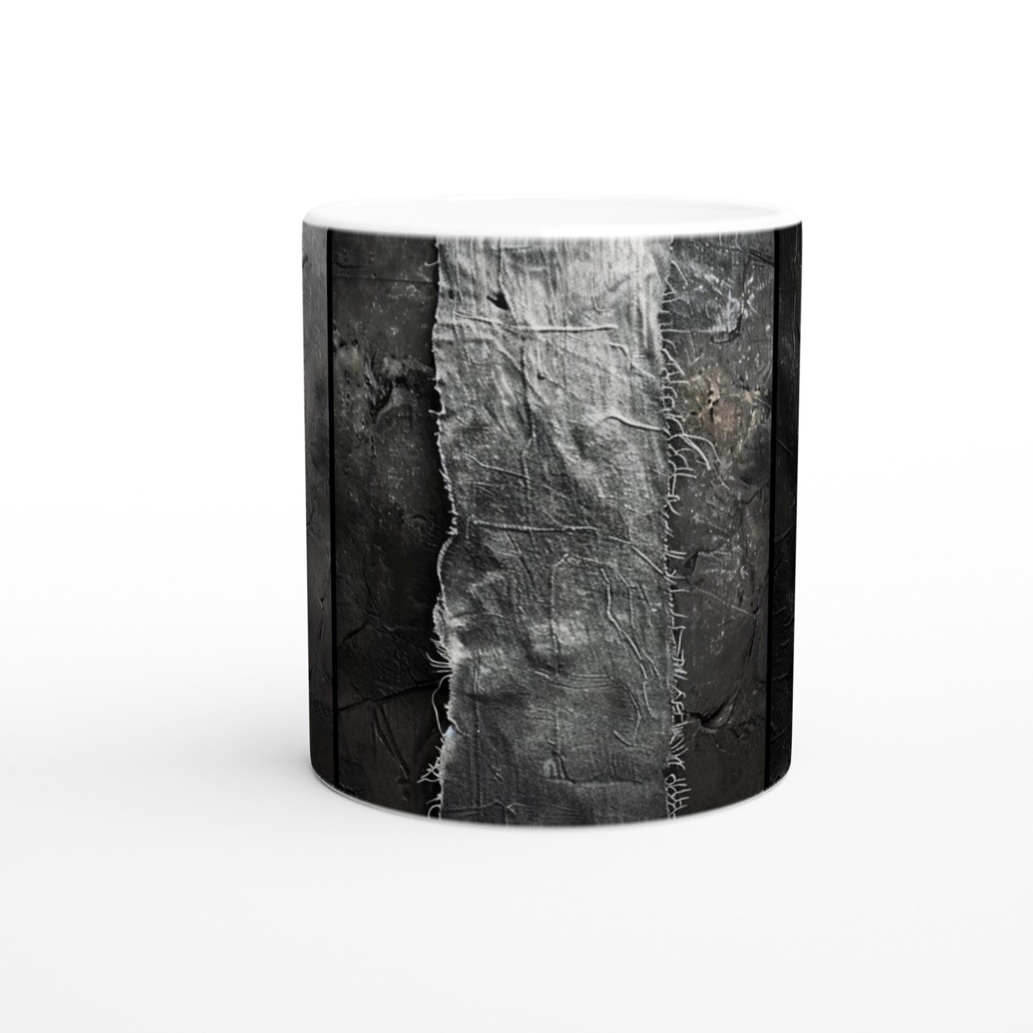 Abstrakt Mörk Textur 11oz Keramisk Mugg – Konstnärlig Elegans för Din Dryck 8 72c5c532-91a7-4033-9b59-b705316bf4f0