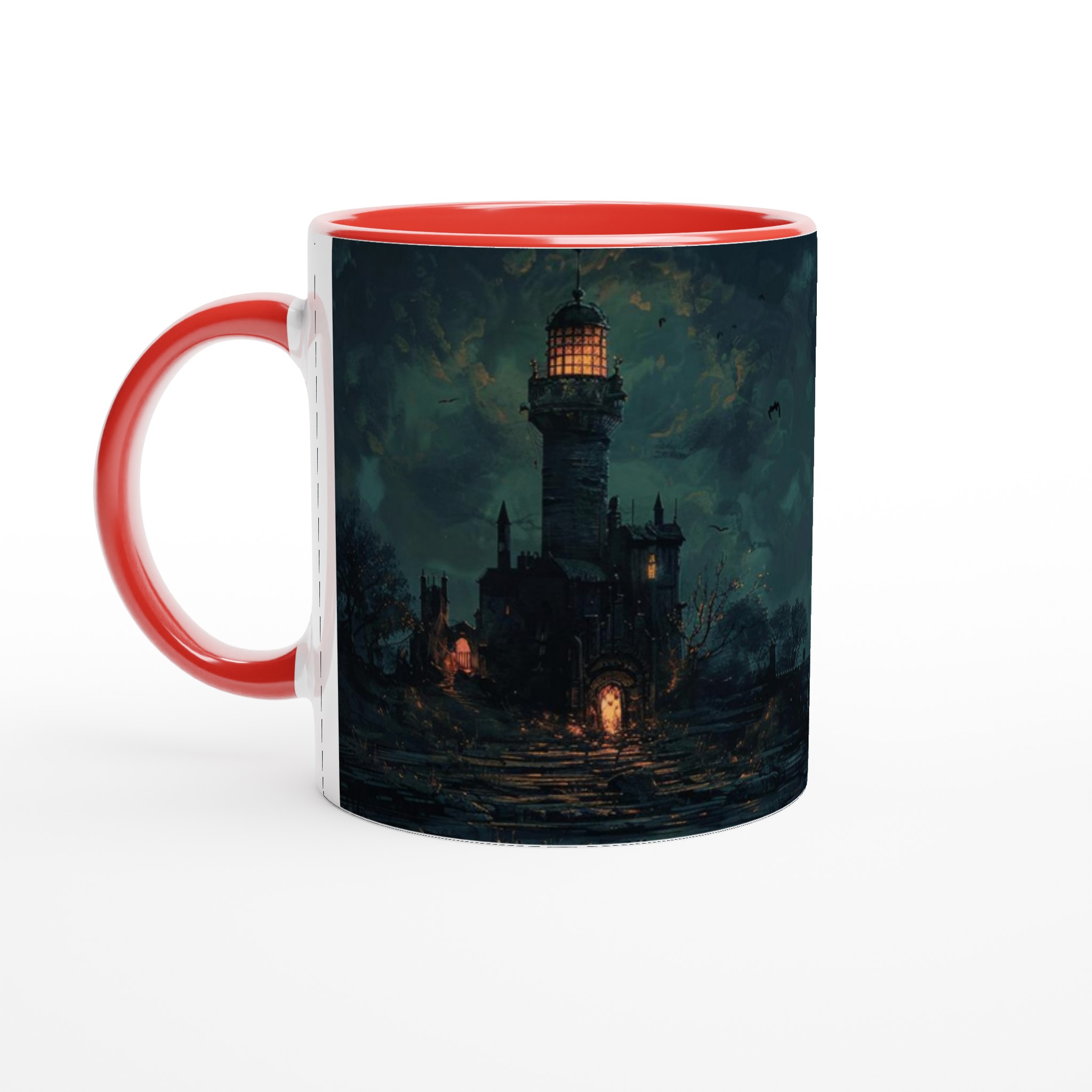 Mystisk Månnatt 11oz Keramisk Mugg – Drömsk Gotisk Design i Ditt Val av Färg 2 7307ad97-f620-4385-80a3-c634b4203b2e
