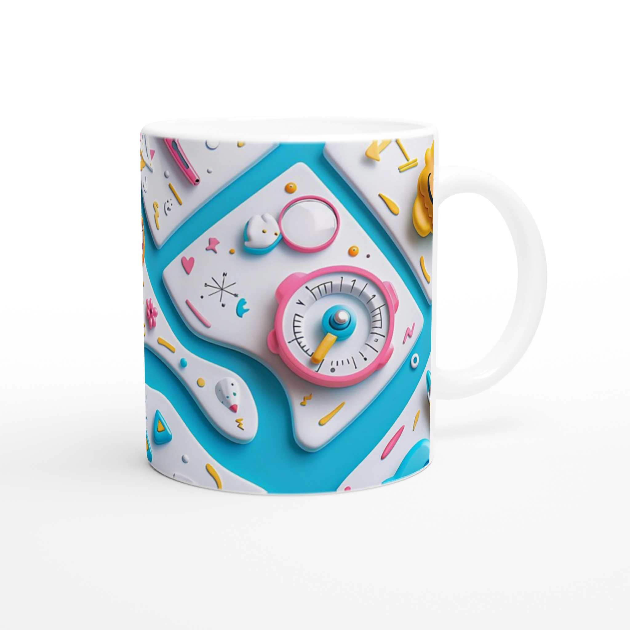 Kreativ Lekfull Keramikmugg - 11oz, Perfekt för Designentusiasten, Välj bland Flera Livfulla Färger! 9 730ee9ee-ffbb-4b5e-8e89-a3871ac17c4d
