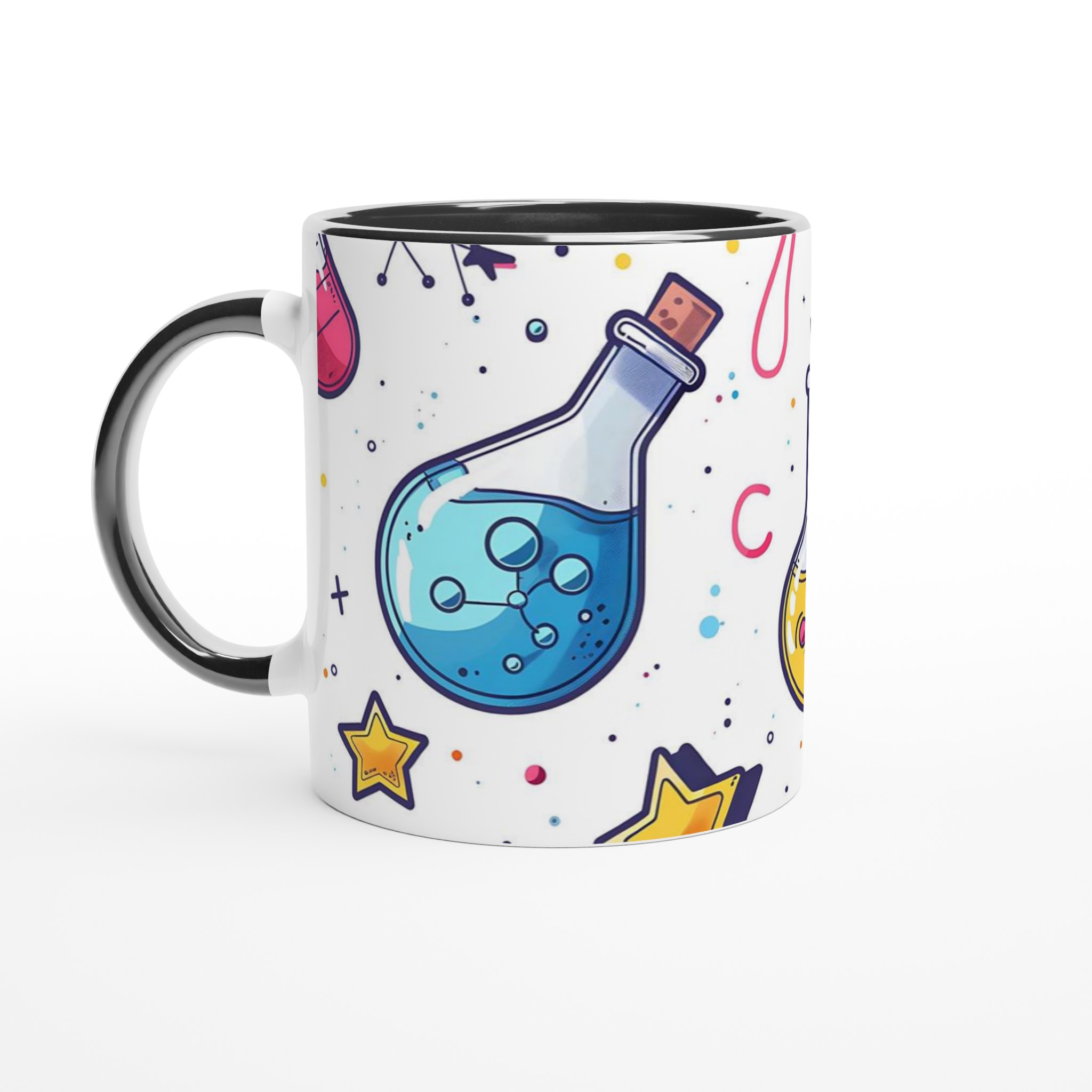 Vetenskapsmugg: Kemiexperiment i Pop Art – 11oz Keramisk Mugg för Nyfikna Själar 7 7328b417-a079-4491-a83c-443679fea8ef
