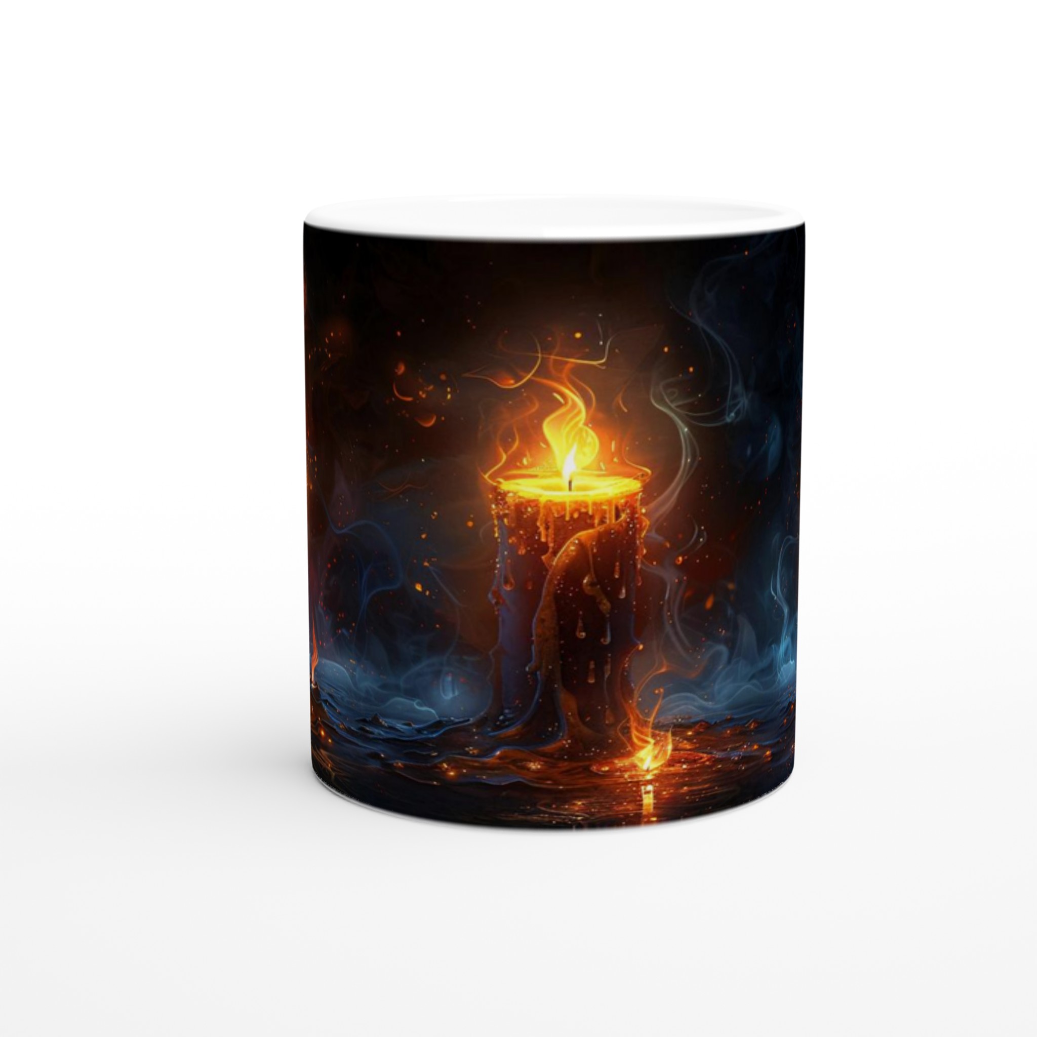 Mystisk Flamma: 11oz Keramisk Mugg med Magisk Eld & Rök-design – Välj din Färg! 8 7370b915-8cbc-4b91-b2c3-8604d591104d