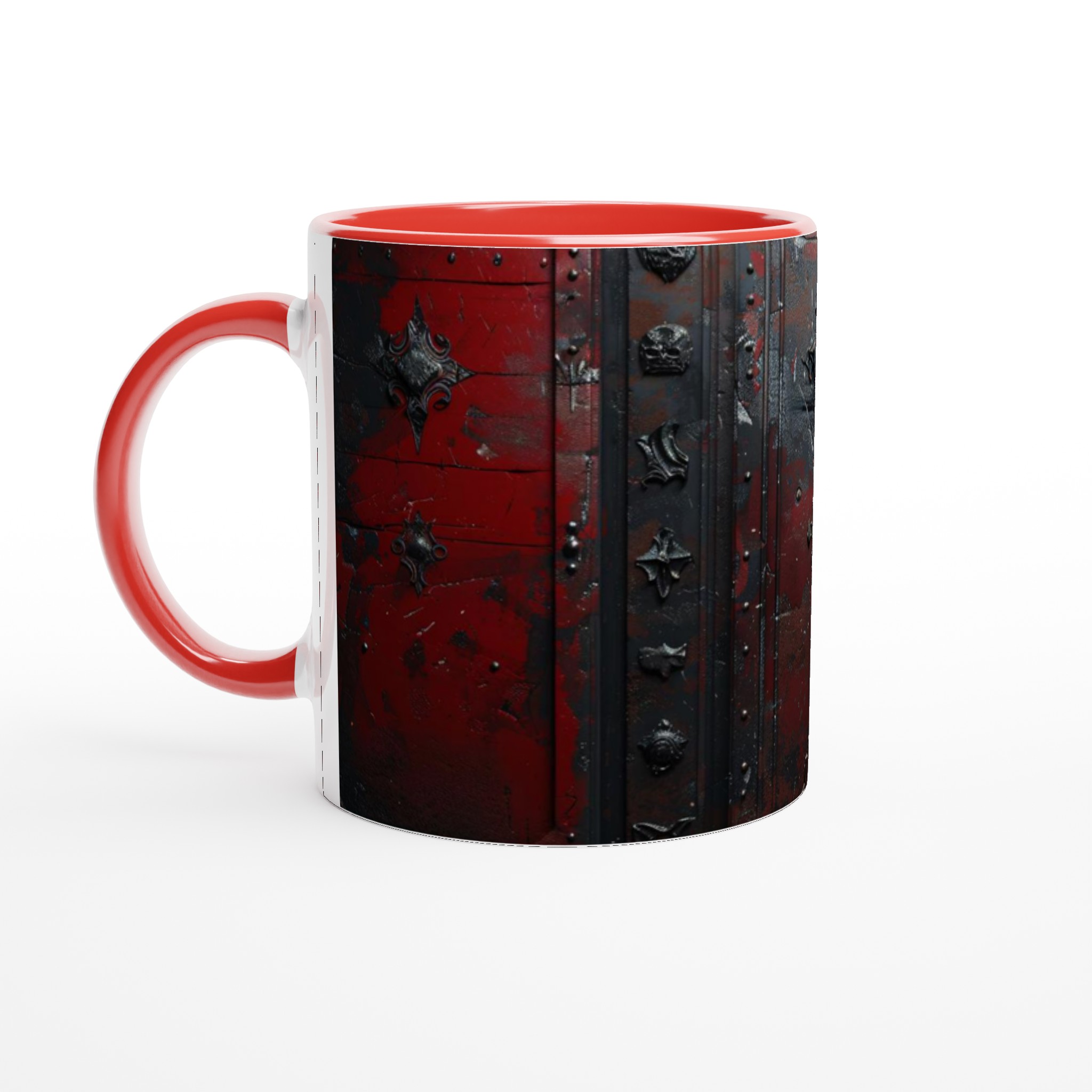 Gotisk Schackmönster Keramikmugg – Rustik & Mystisk 11oz Kaffemugg i Ditt Val av Färg 2 73cf58fa-3add-4030-aaa5-a53229c9ac6f