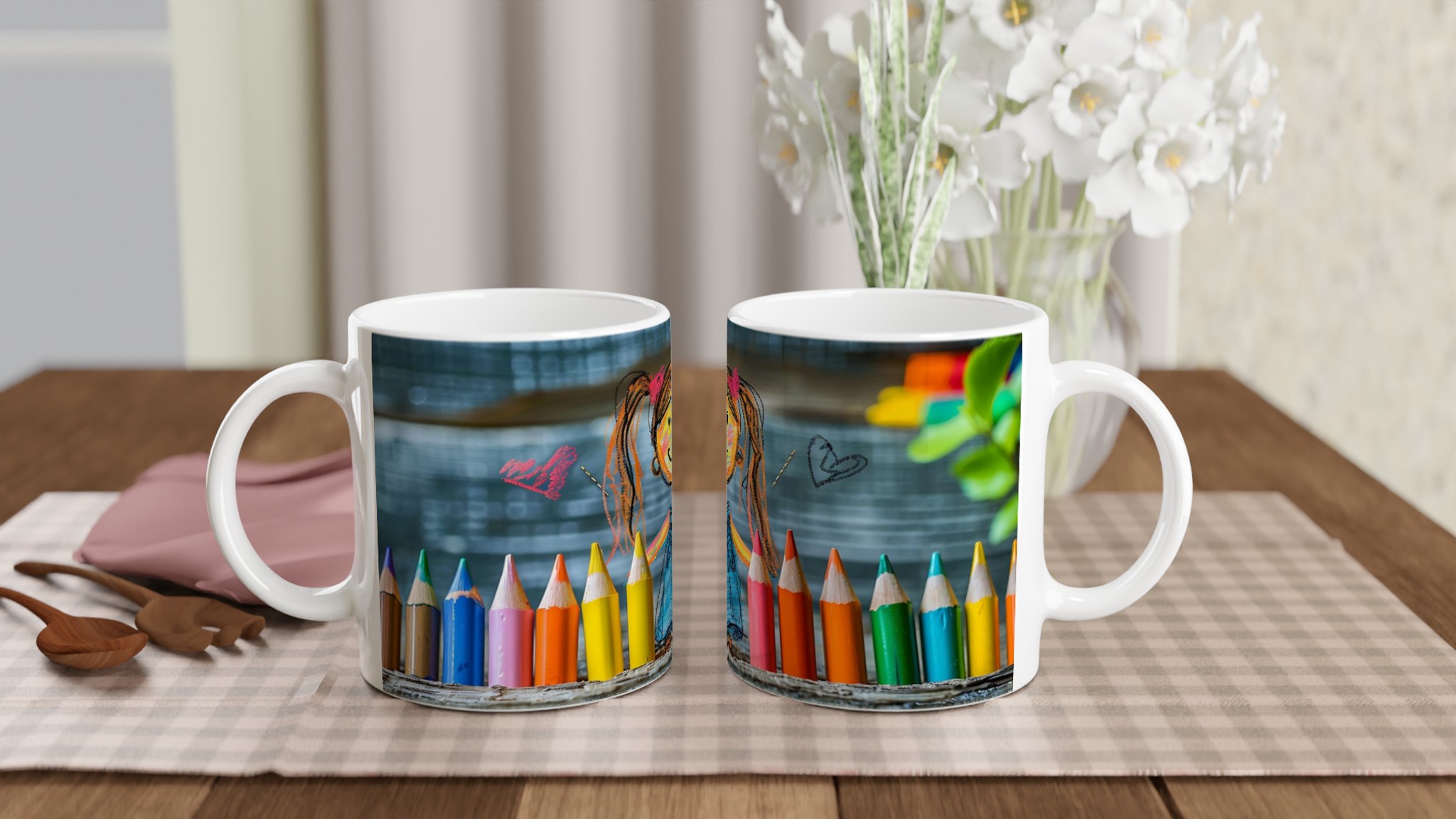 Kreativ Glädje: 11oz Keramisk Mugg med Lekfullt Barndesign – Välj Din Färg! 10 73fb5a0c-5da0-4c75-bb95-ae00eb477ce5