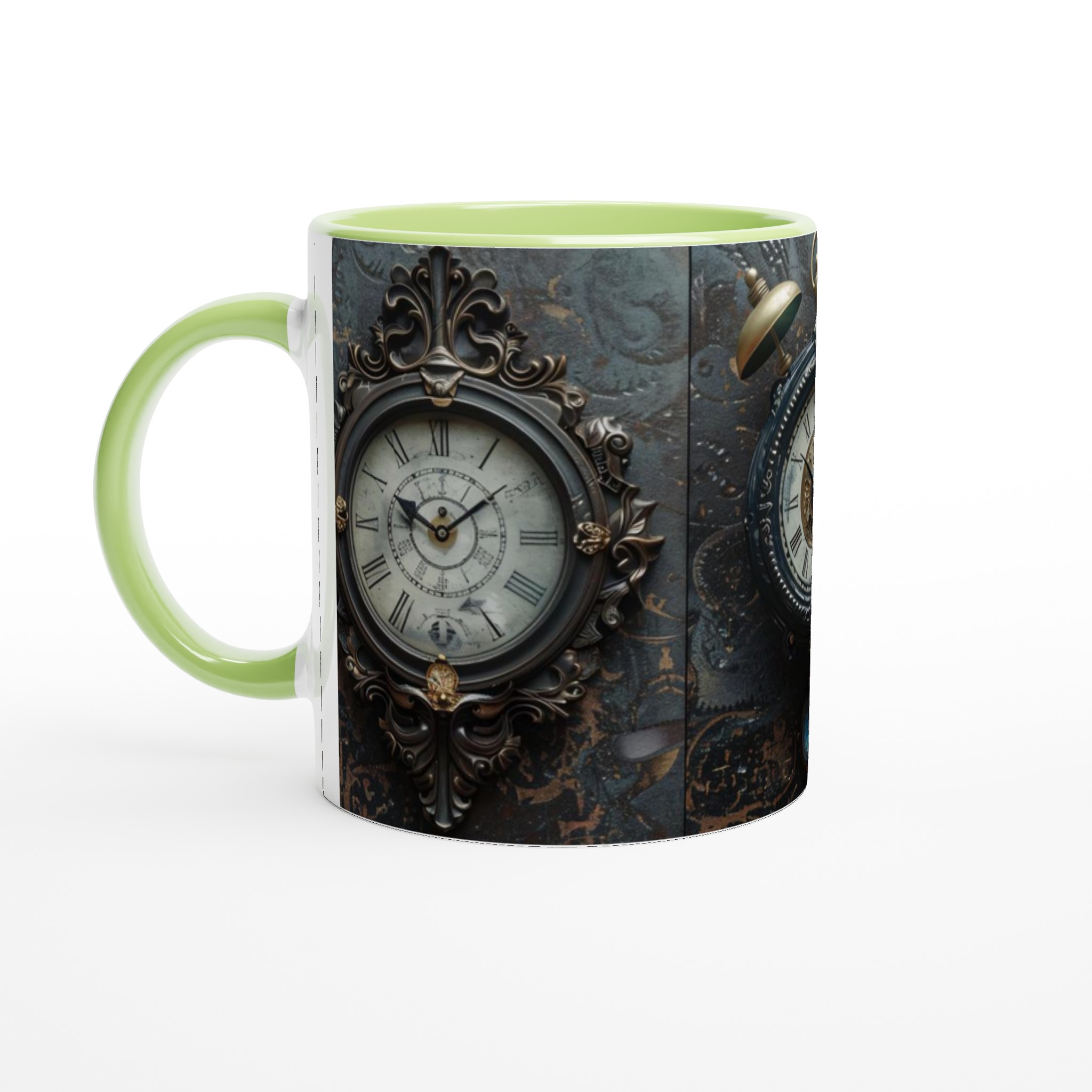 Tidlös Elegans: 11oz Keramikmugg med Vintage Art Deco-Inspirerad Design – Välj Din Färg! 3 7447177f-11aa-4012-8941-59eba64b8946