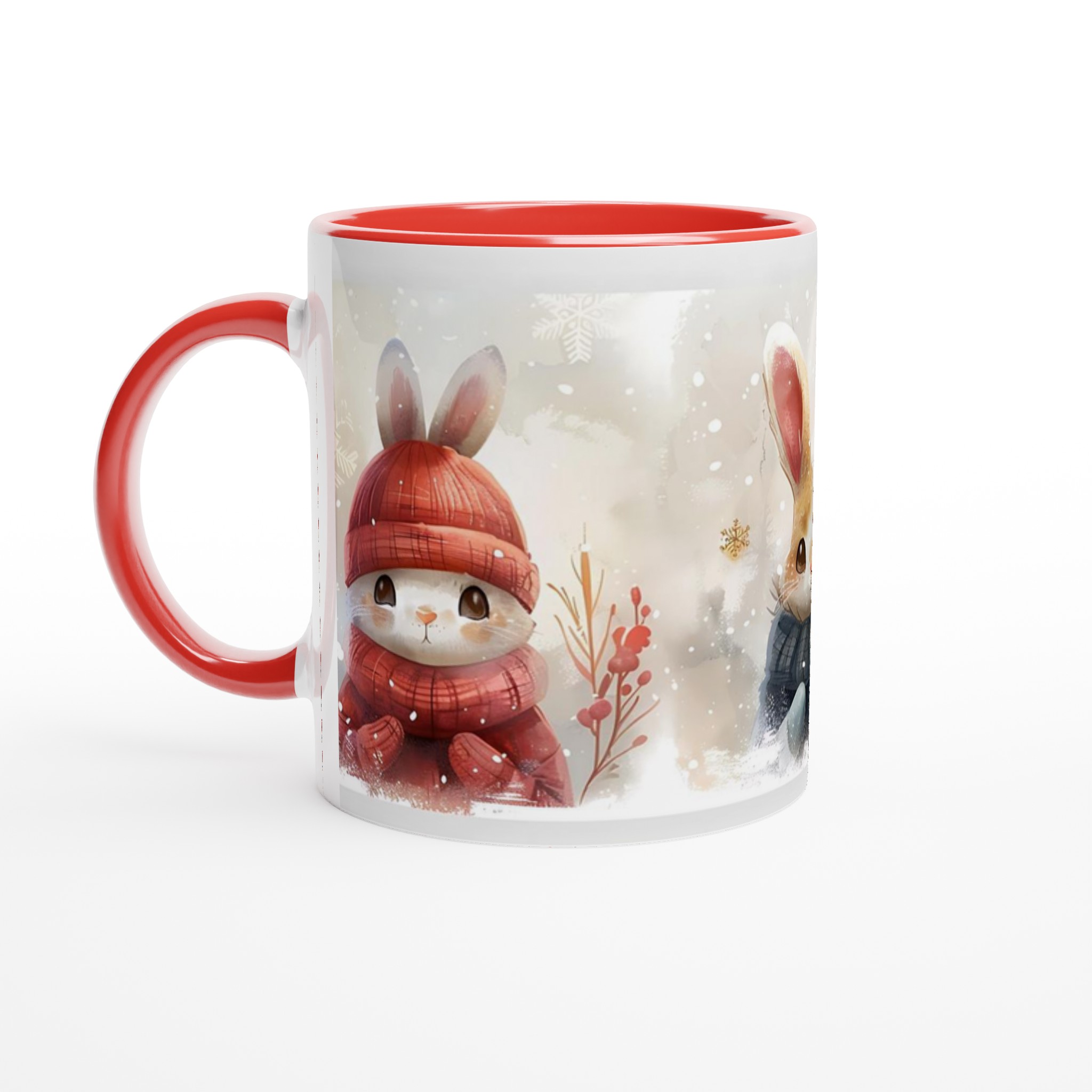 Mysiga Vinterkaniner 11oz Keramisk Mugg – Välj din Färg för en Bedårande Fikastund! 2 7501b1c1-8a69-4639-8c3d-a00d912b0bd4