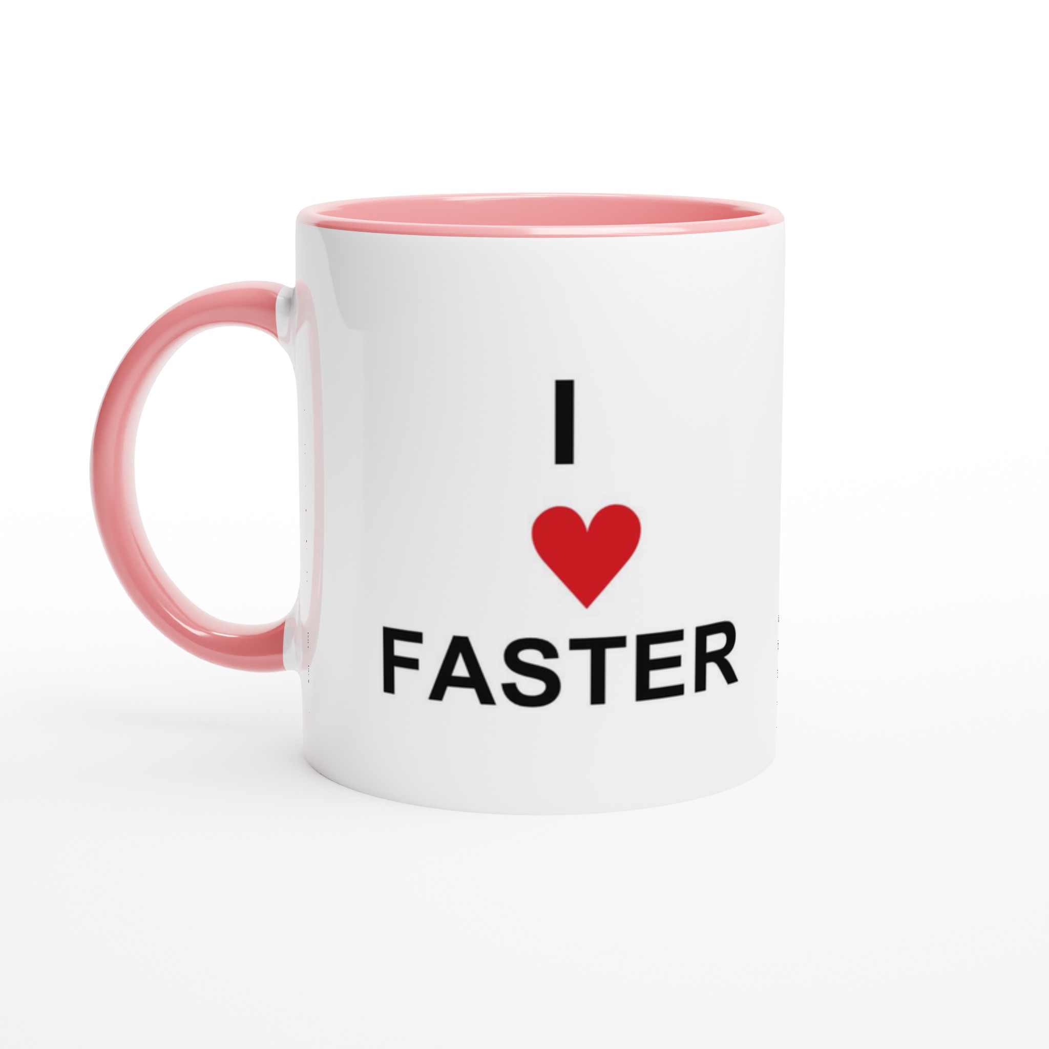 I ❤️ FASTER – Keramisk Kaffemugg 11oz, Perfekt för Den Snabba Vardagen, Finns i Flera Färger! 6 75684ccd-630c-4a5a-acb3-2ff65990b164