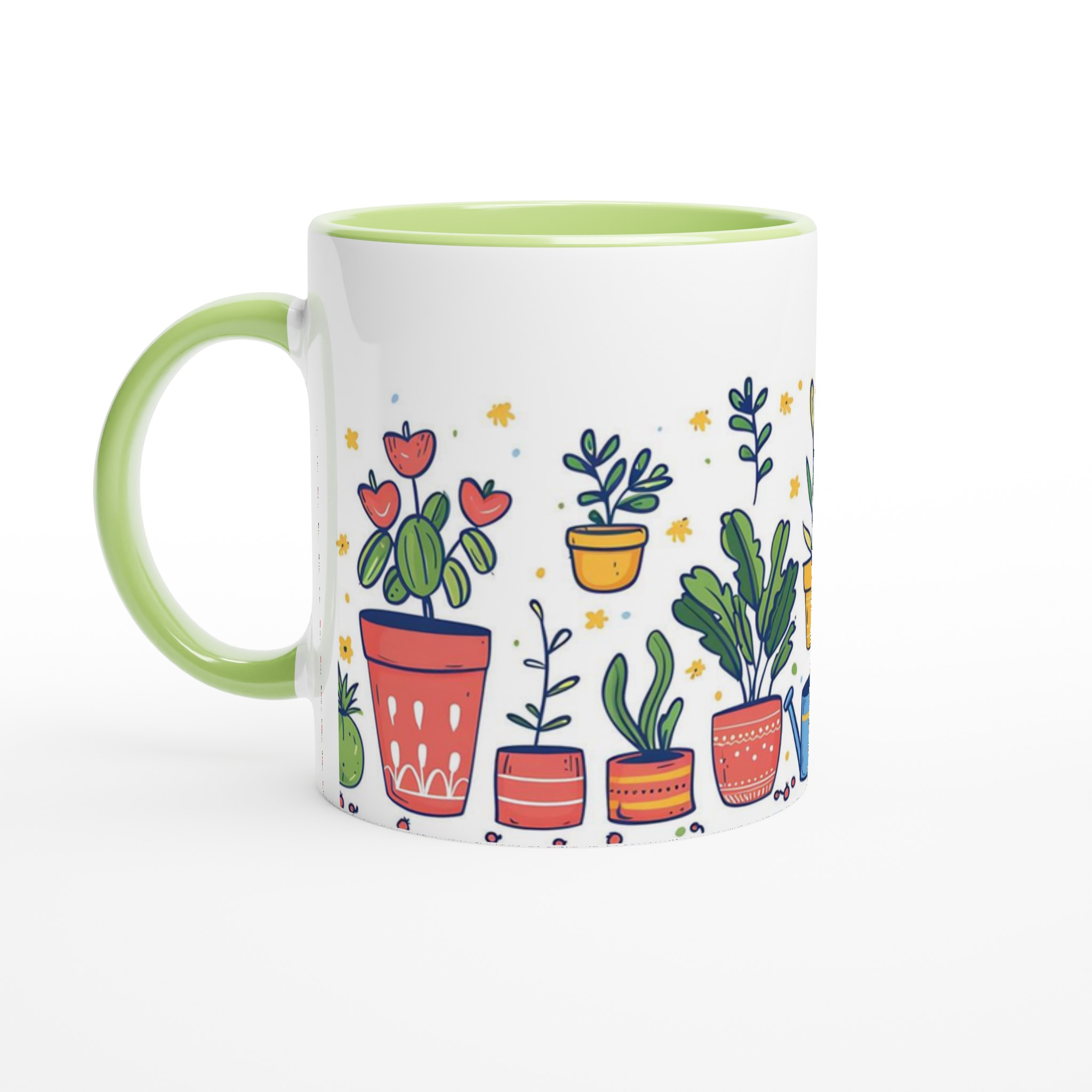 Mug med Livfulla Blomster & Trädgårdstryck – 11 oz Keramikmugg i Valfri Färg 3 757add6a-f505-4e70-bc0f-d9341f488bba