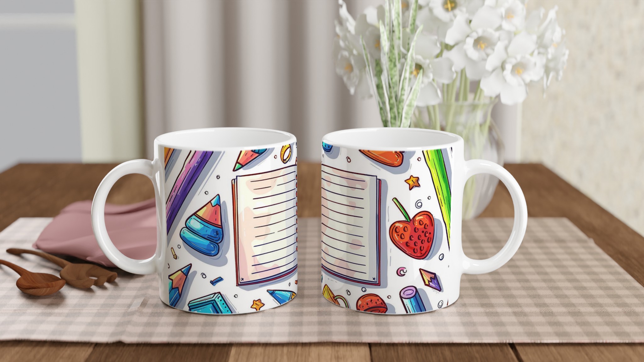 Kreativ Studieglädje: 11oz Keramisk Mugg för Konstnärer och Studentidéer – Välj Bland 7 Levande Färger! 10 759a95cf-e494-4512-af23-ff0e915e0662
