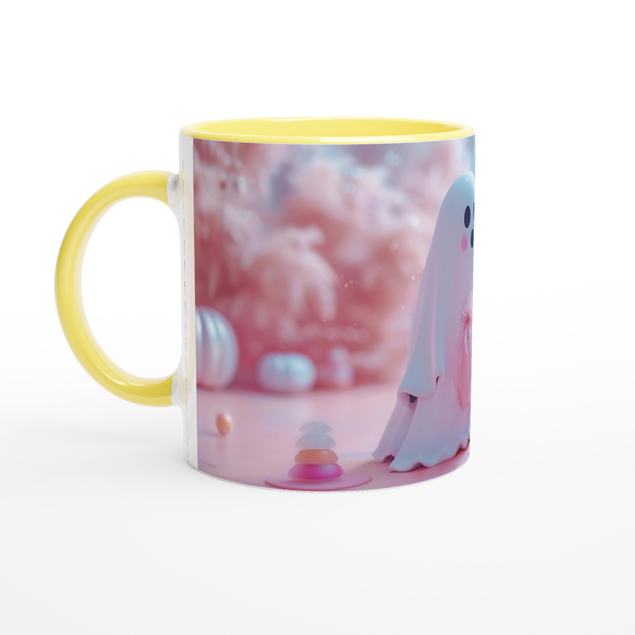 Söt Spöke Pastell Mugg - 11oz Keramik för Kaffe & Te i Flera Färger 3 75a4edfc-b6d2-4ab1-8d46-e62058ab964e