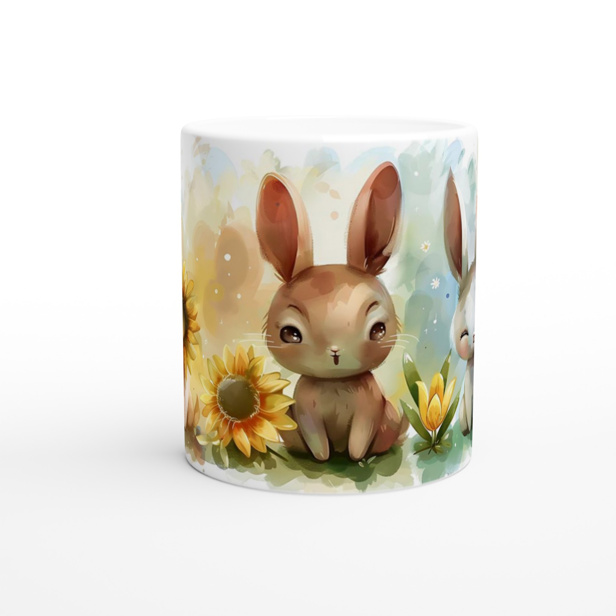 Påskharar & Vårblommor Keramisk Mugg – Charmig 11oz Present i Åtta Färger 8 75bc8166-a389-49f9-8a2a-37d91c8800b9