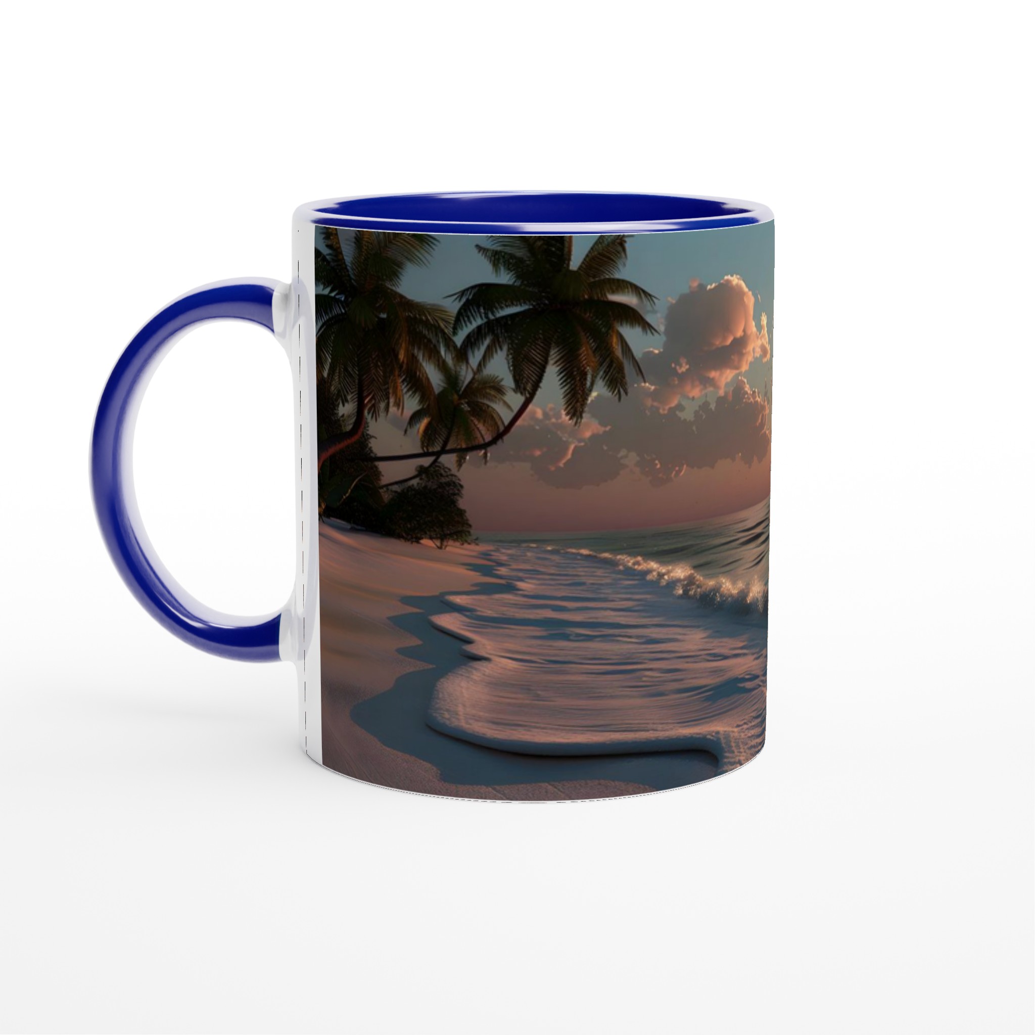 Solnedgång vid Havet Mugg - 11oz Keramisk Kaffemugg i Olika Färger 2 75e42b05-4336-4a84-a210-330ec3421baa