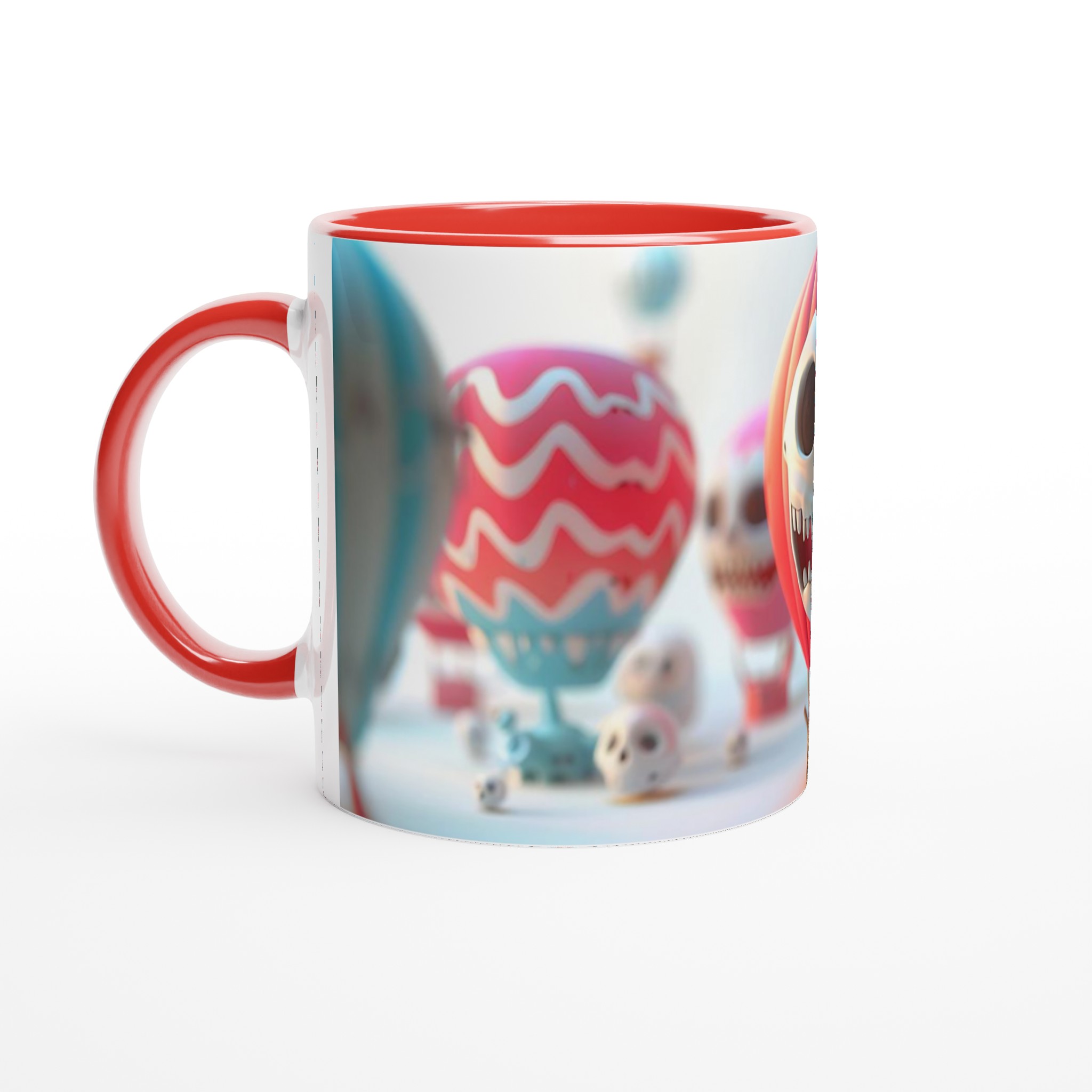 Skellettballong 11oz Keramisk Mugg – Färgglad Halloween eller Fest Favorit 2 76232bc0-a835-4b62-aaf6-58976a0058c7