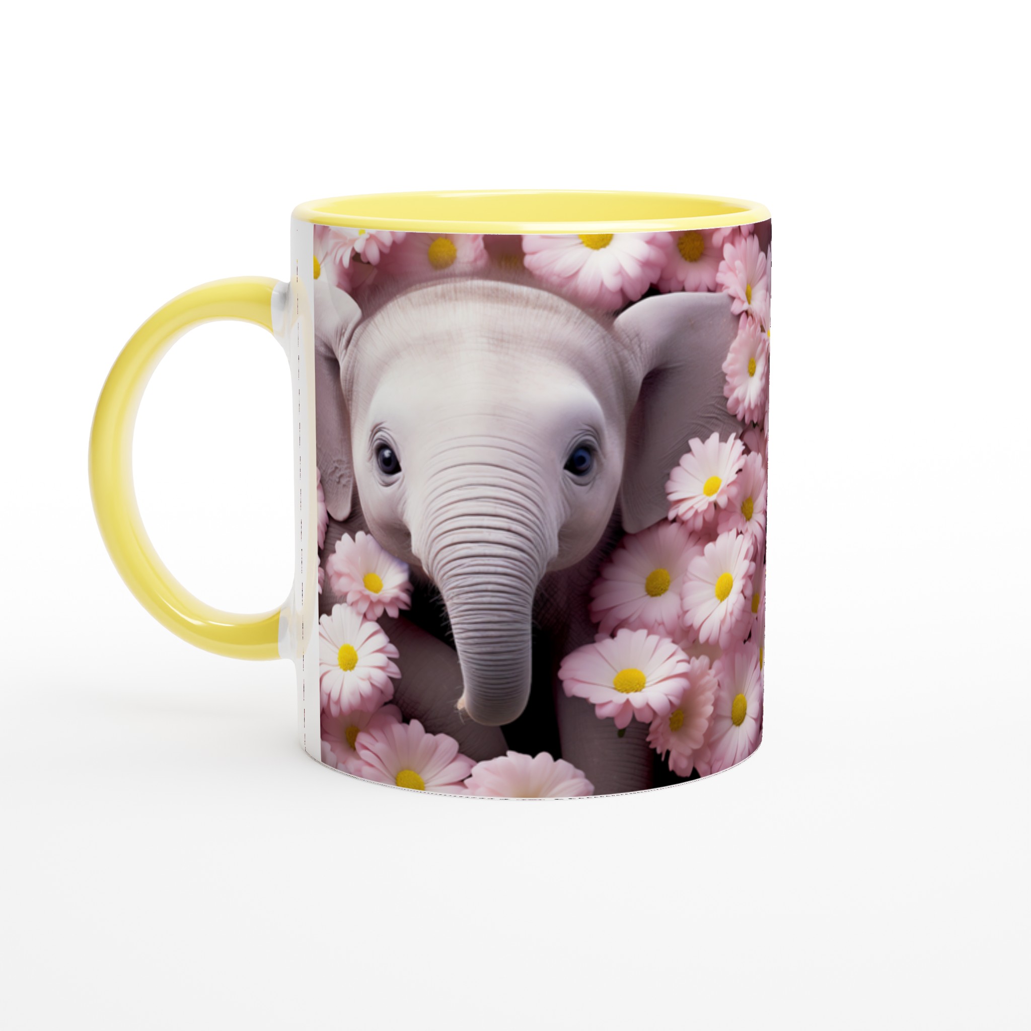 Söt Baby Elefant Bland Rosenskära Keramikmugg – En charmig present i 7 färger 5 766f20ec-9f44-4642-9268-4e10747e0887