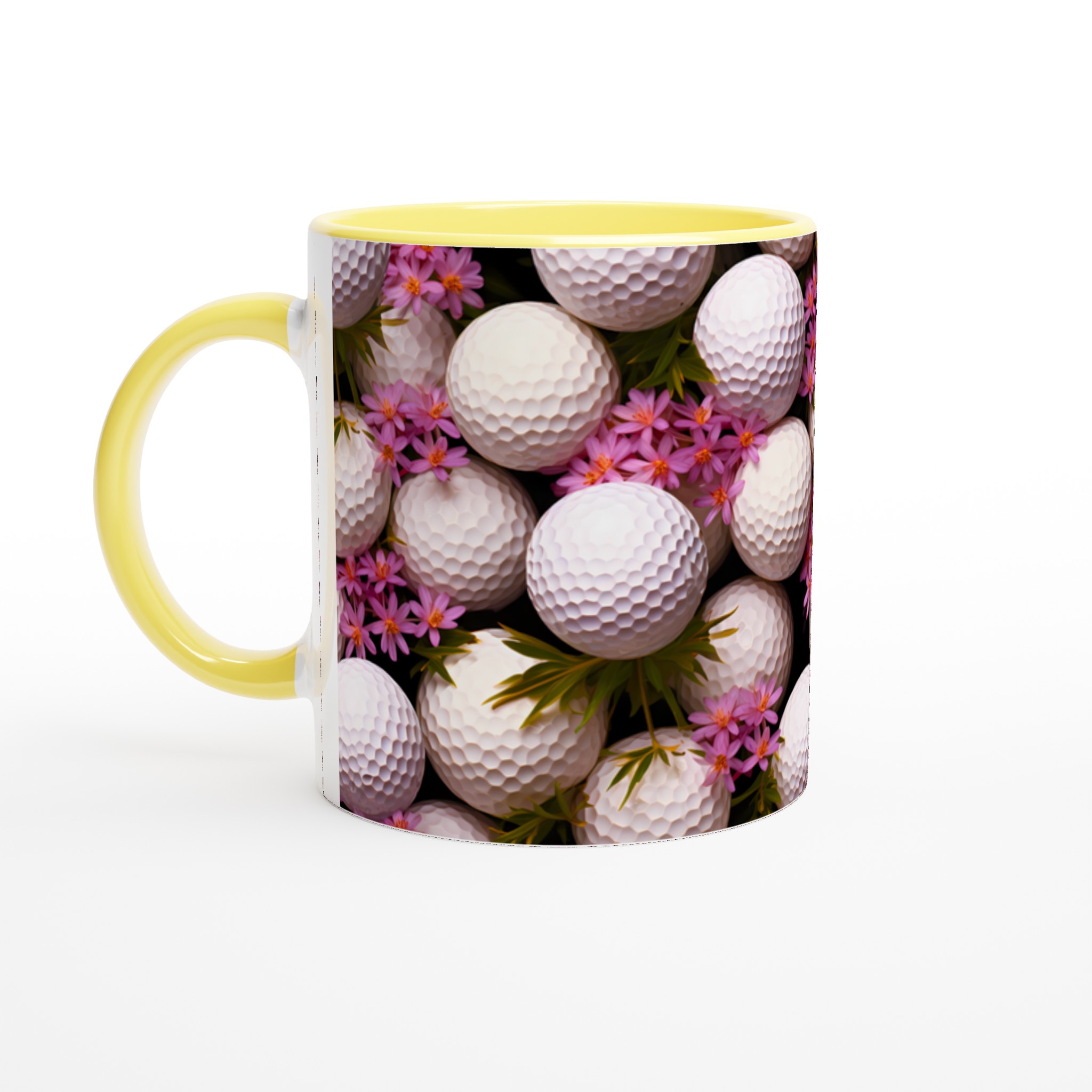 Golfbollar & Blommor 11oz Keramikmugg – Perfekt för Golffantasten, Välj bland 7 Färger! 5 767ed93d-95ff-4659-aeb8-513d4755c039