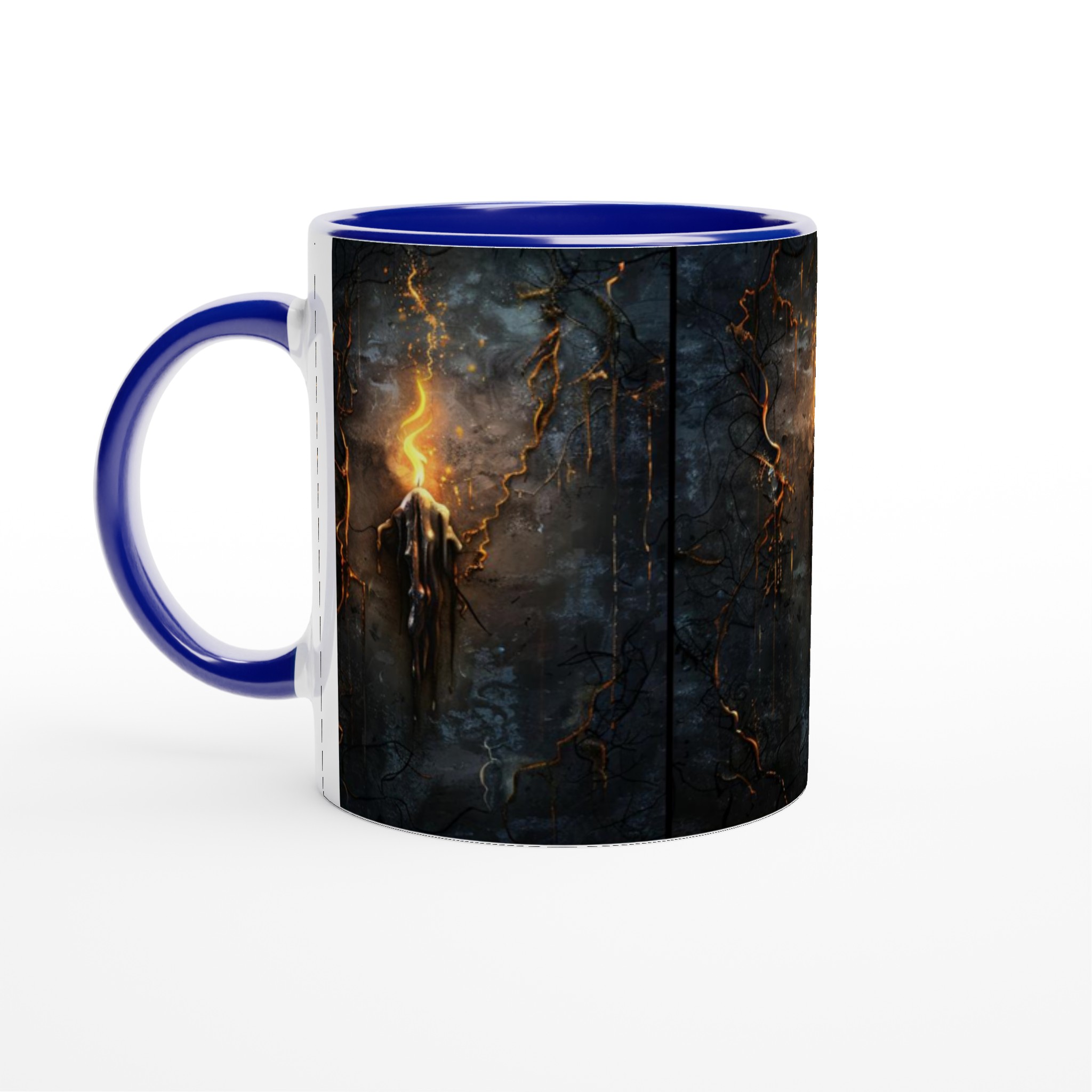 Mystisk Gryning 11oz Keramisk Mugg - Gotisk Eldkonst i 7 Valfria Färger 4 7696766c-b1ae-4891-ba3b-5cdbe83732ea