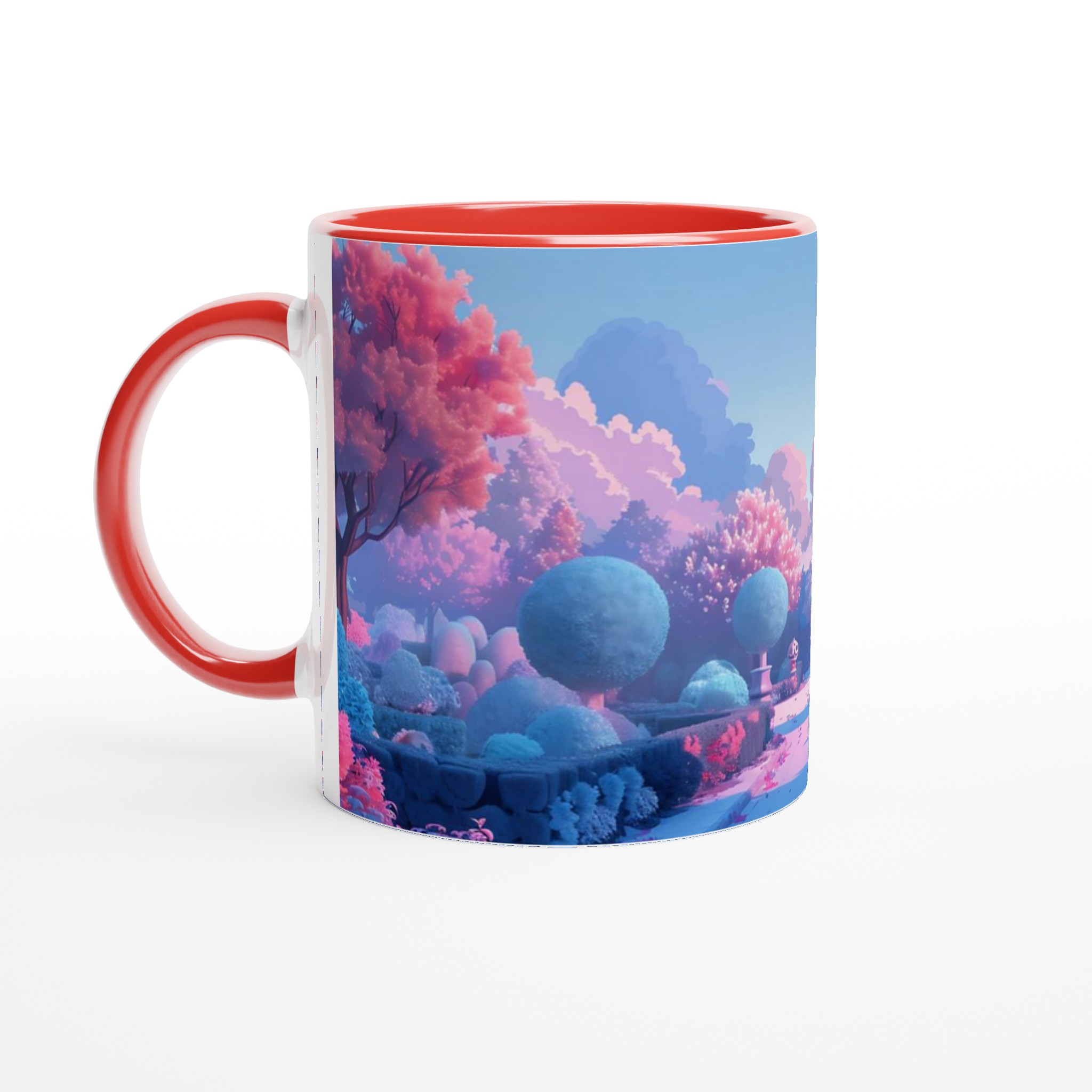 Magisk Trädgård Kaffemugg – Förtrollande Rosa & Blå Dröm i Keramik 2 76a7656f-790a-40d2-bba8-ce3fdaf3d474