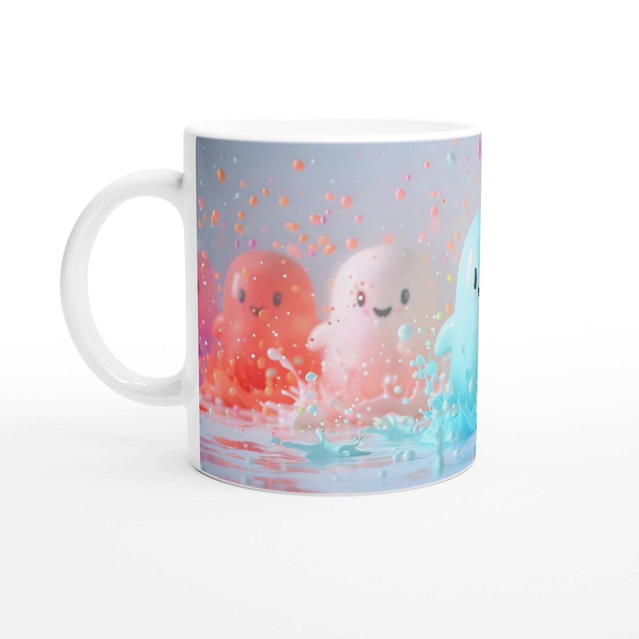 Glad Splash Ghost Keramikmugg – Färgglad 11oz Kaffemugg i ditt val av 7 nyanser! 1 76f1eed6-b85b-4c0a-a276-2bb0c224bf39