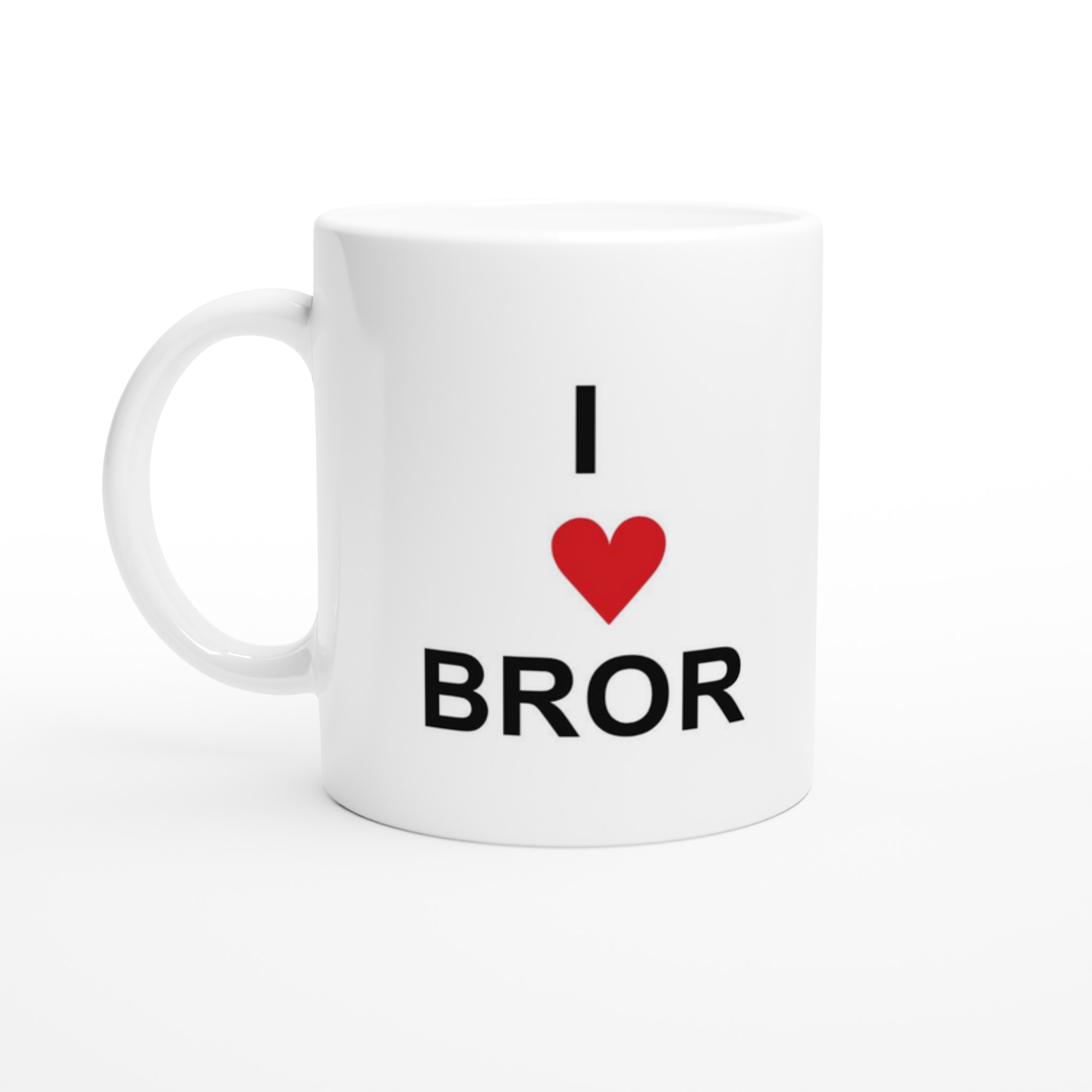 I ❤️ BROR Keramikmugg - Personlig Present till Bästa Brodern i Flera Färger 1 77518588-818b-43c1-8df7-49632c155640