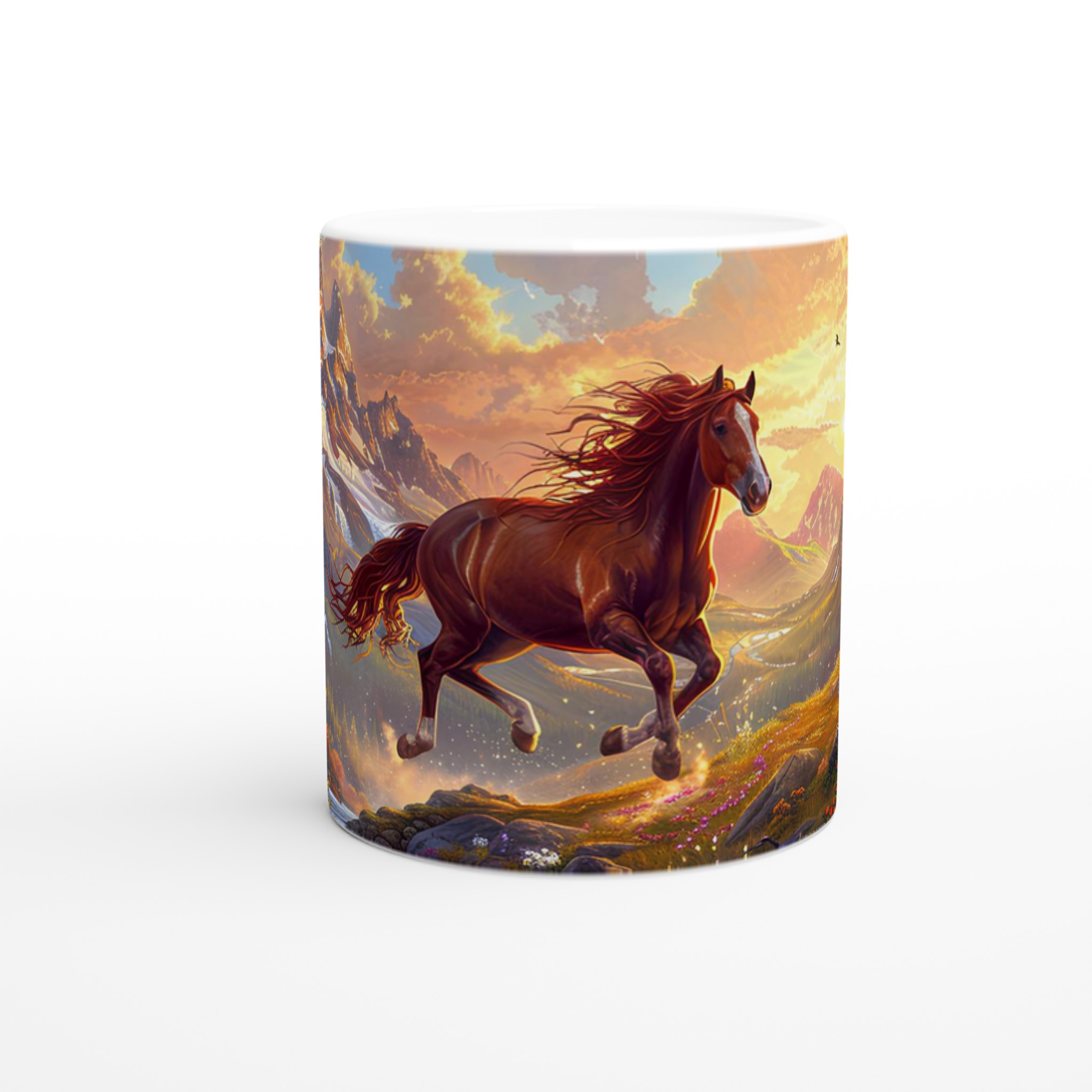 Magical Mountain Horse Mugg – Fånga Vildmarkens Frihet & Värme i Din Hand, Välj Din Färg! 8 77584035-817e-4db2-9f28-a4bc00ebe65a