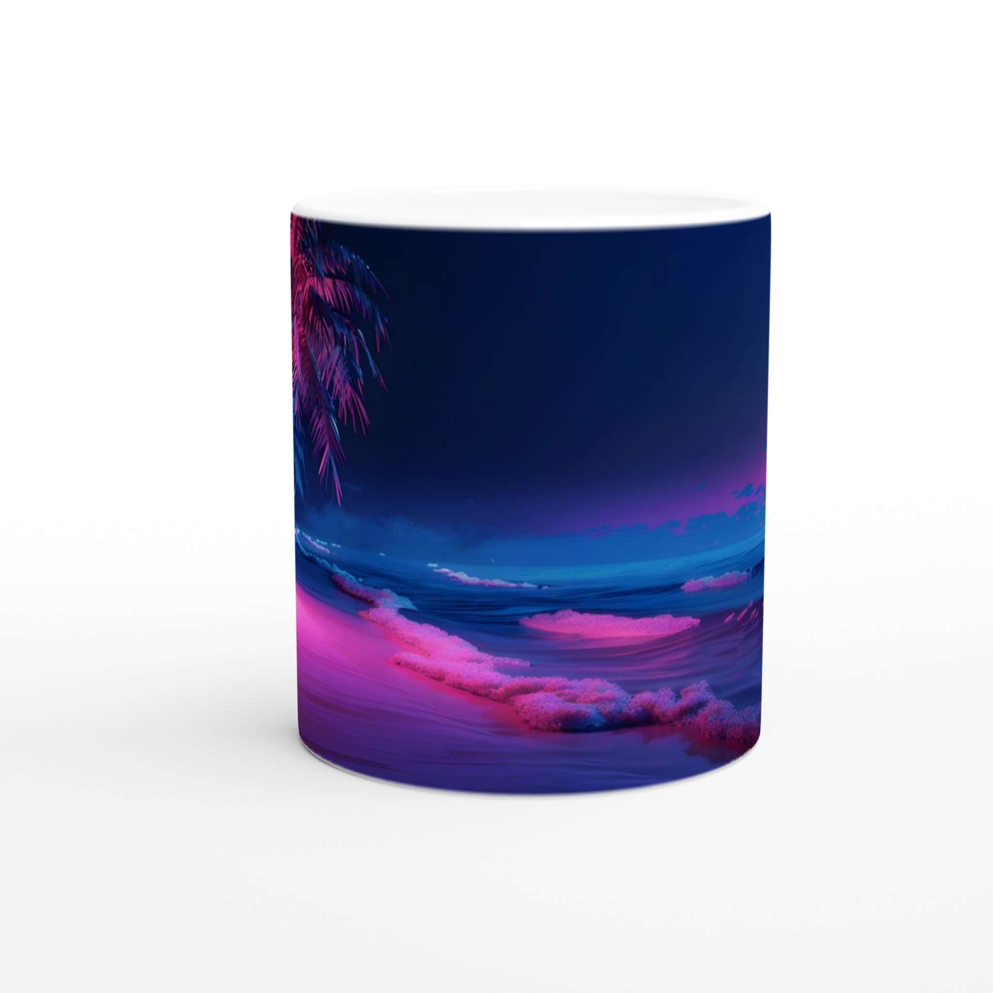 Neon Beach Dream Keramikmugg – 11oz Vibrant Tropisk Natt 8 77a3bb7c-ba27-486c-a511-26586f0f0a88