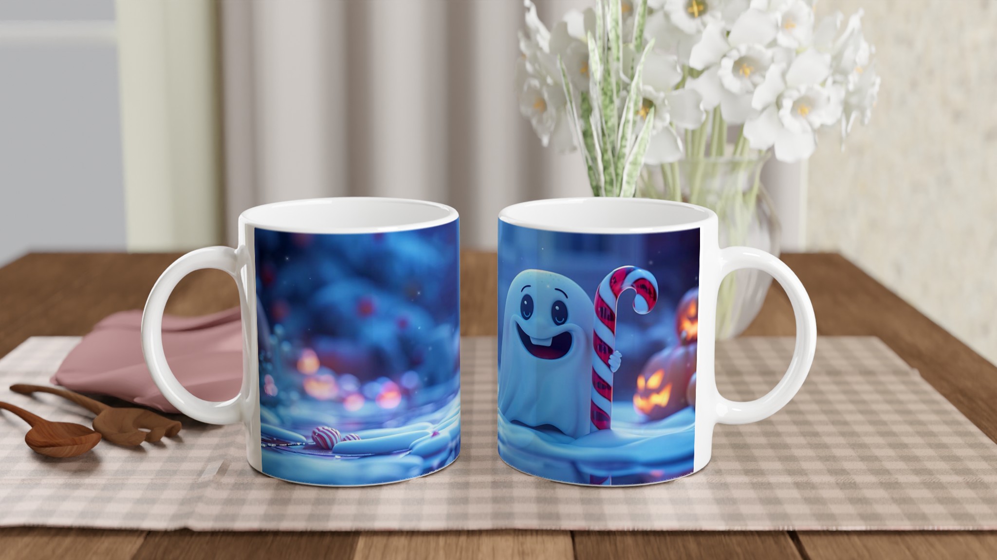 Söt Halloween Spökmugg – 11oz Keramikmugg för Skrämmande Goda Drycker i ditt val av sju färger 10 78670f58-e2cb-4292-aa58-0b9c357fde7a