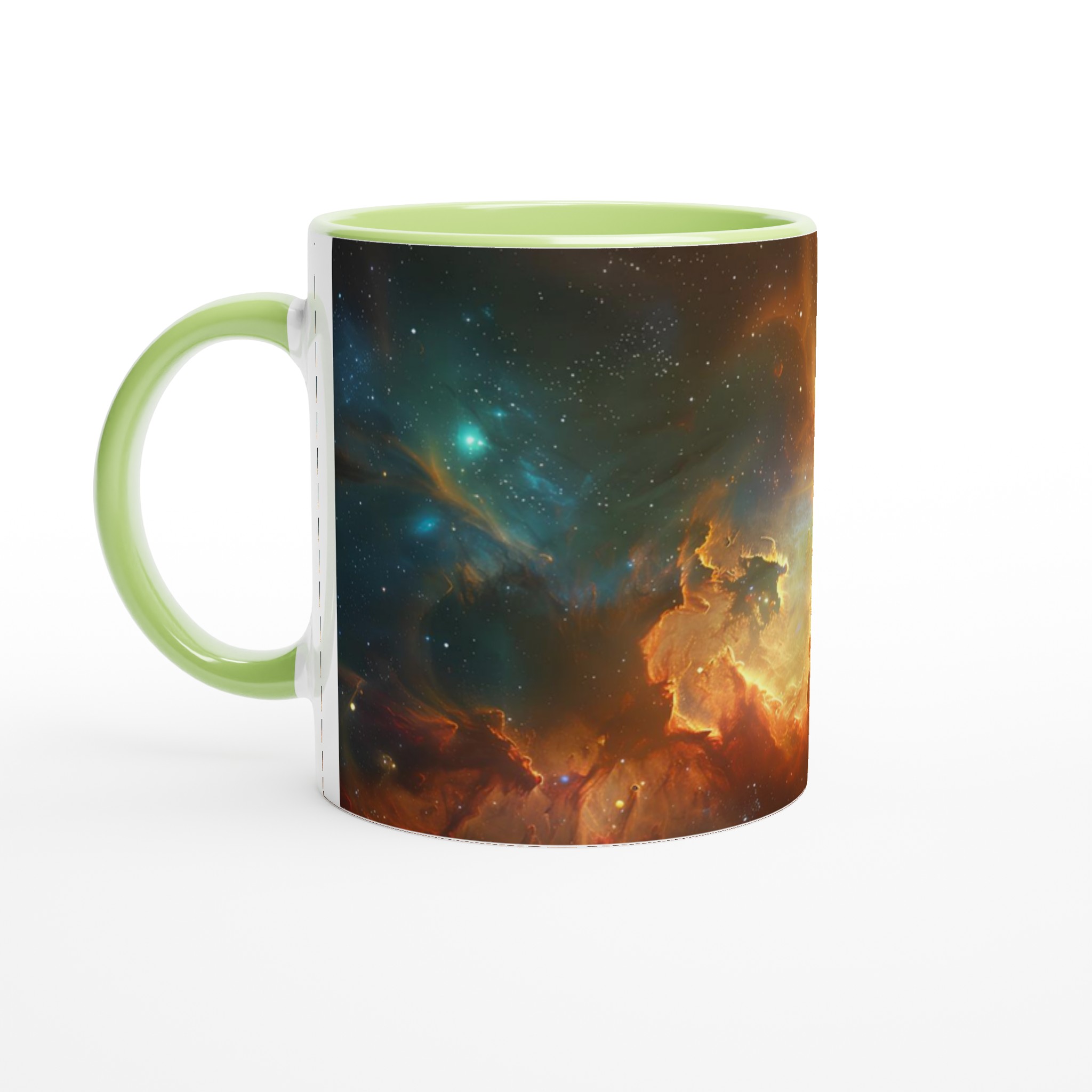 Kosmisk Soluppgång Keramikmugg – 11 oz Mugg med Vibrant Rymdkonst i Sju Färgval 3 7904f506-78f1-405c-9166-6cc5b7fcf284