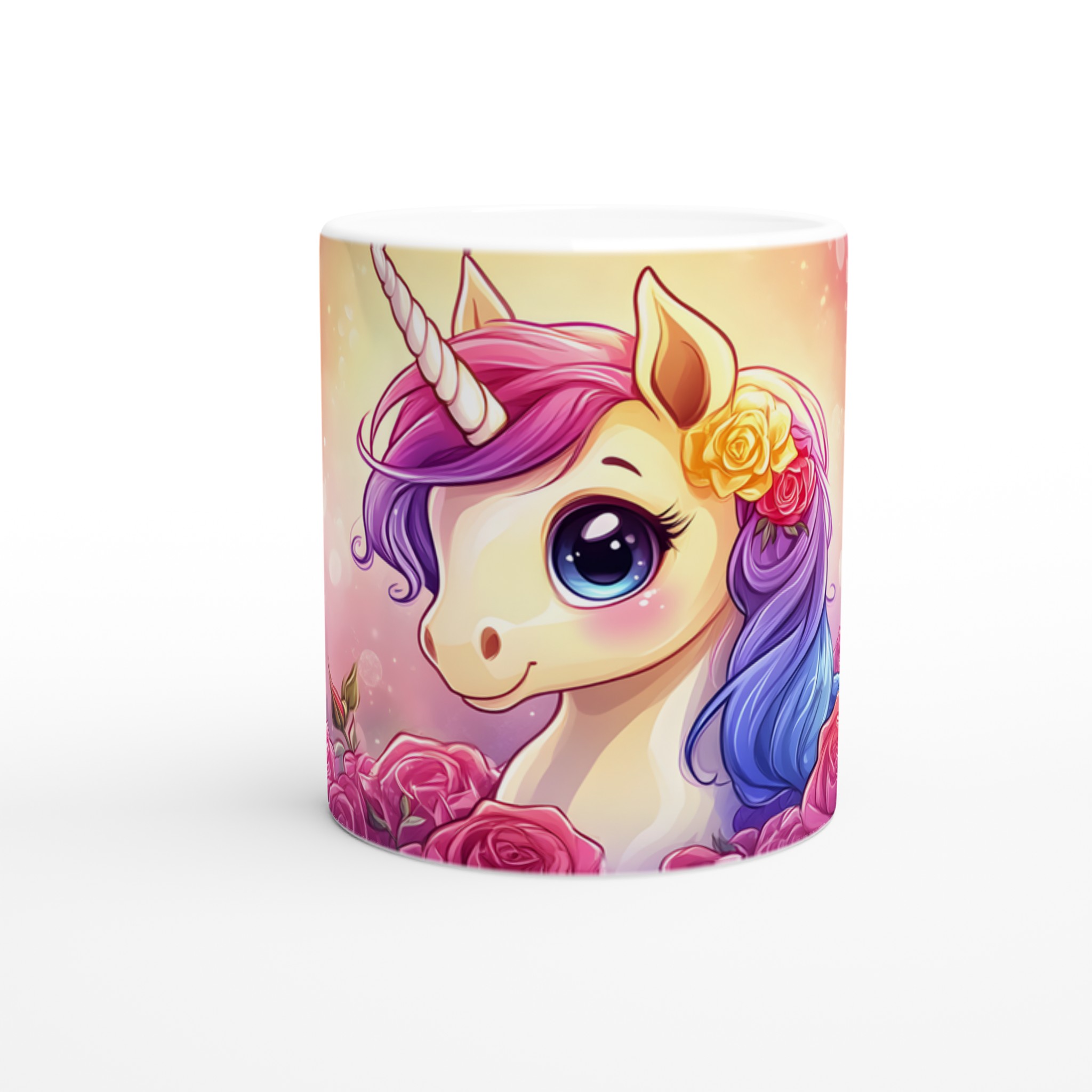 Magical Enhörningsmugg – Förtrollande Kawaii Design, 11oz Keramik, Välj Din Färg! 8 7928c646-b324-444e-a96c-4f4741c4de48